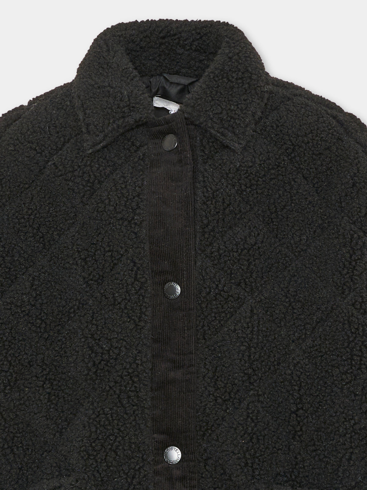 Ecopelliccia nera per bambino,Stella Mccartney Kids,TZ2B37 Z4079 930