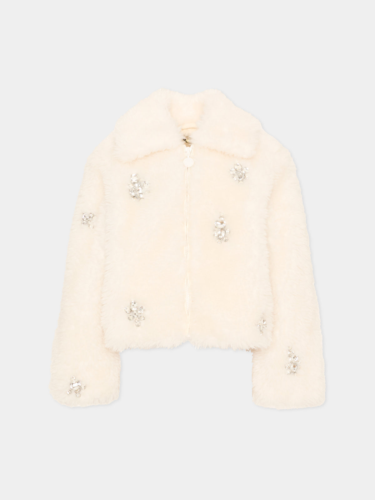 Ecopelliccia beige per bambina,Stella Mccartney Kids,TZ2C87 Z4112 196