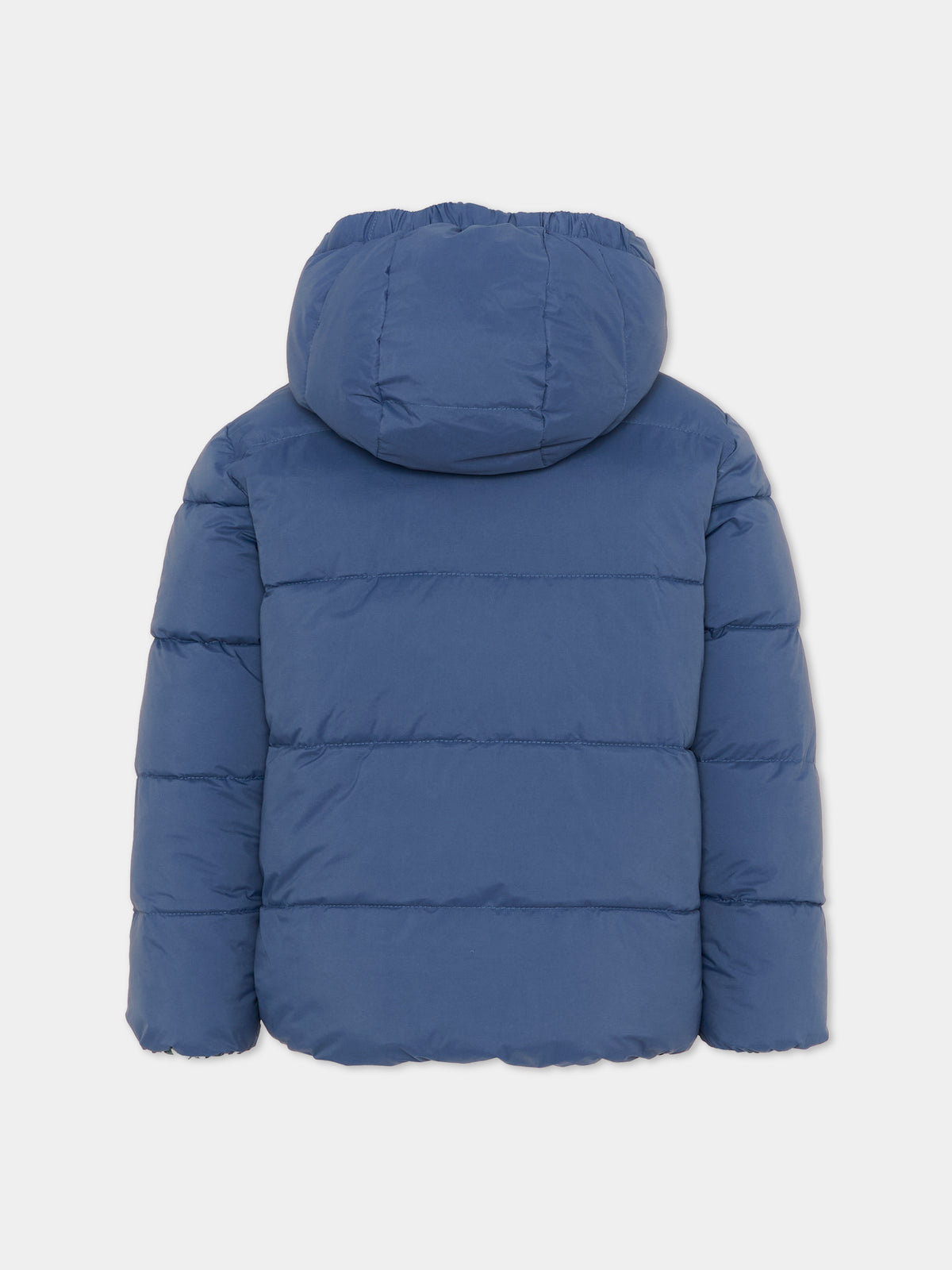 Piumino blu per bambino reversibile,Stella Mccartney Kids,TZ2H57 Z3956 737MC