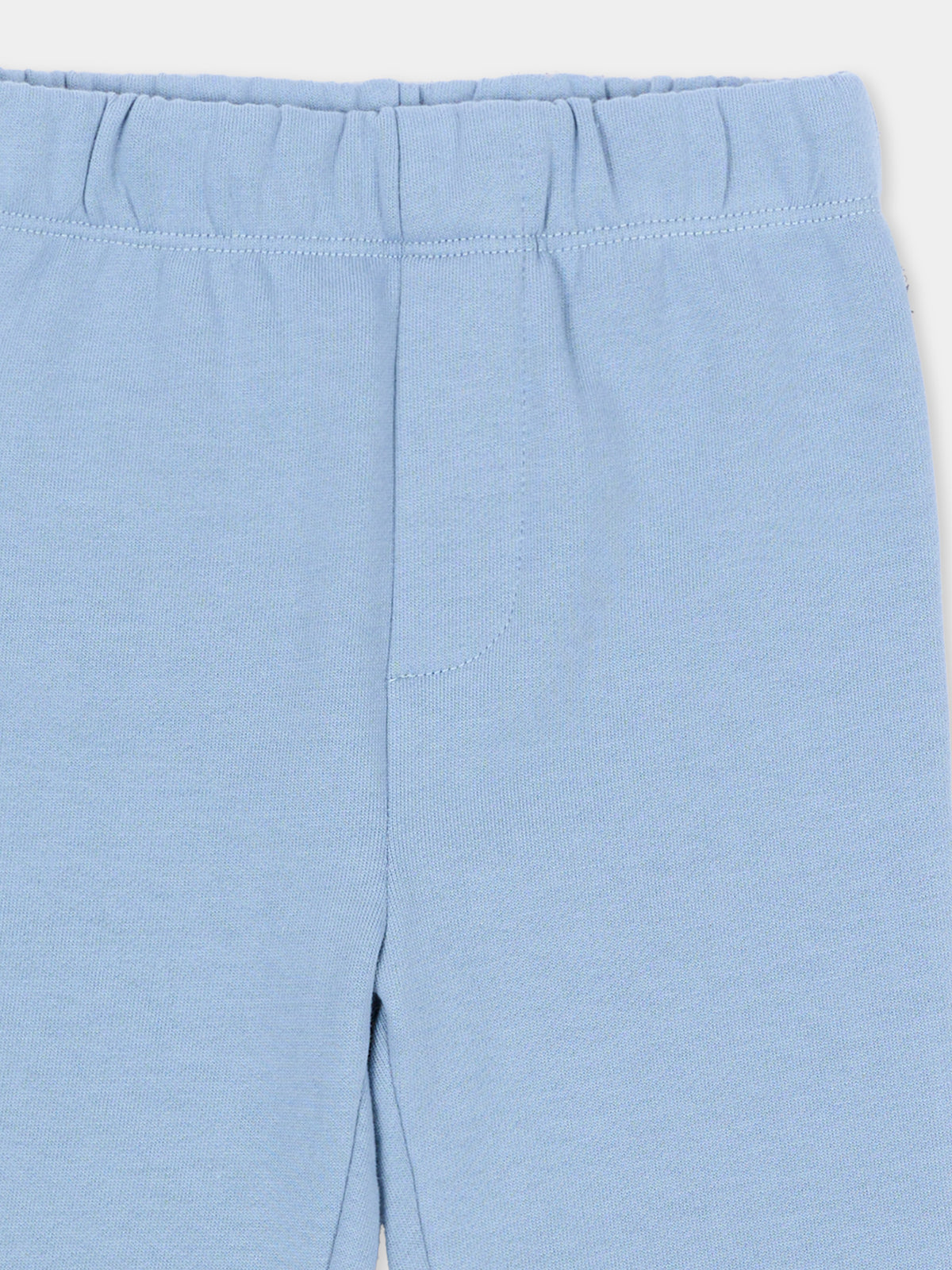 Pantalone azzurro per neonato con logo,Stella Mccartney Kids,TZ6340 Z3059 643