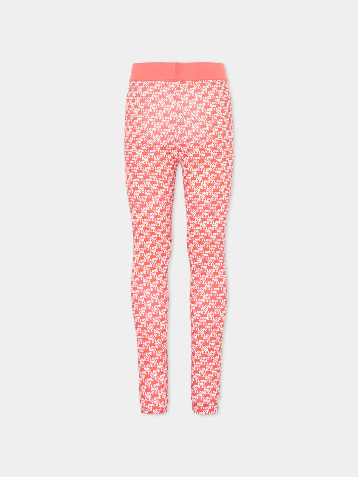 Leggings rosso per bambina con stampa,Stella Mccartney Kids,TZ6B50 Z3907 423BC
