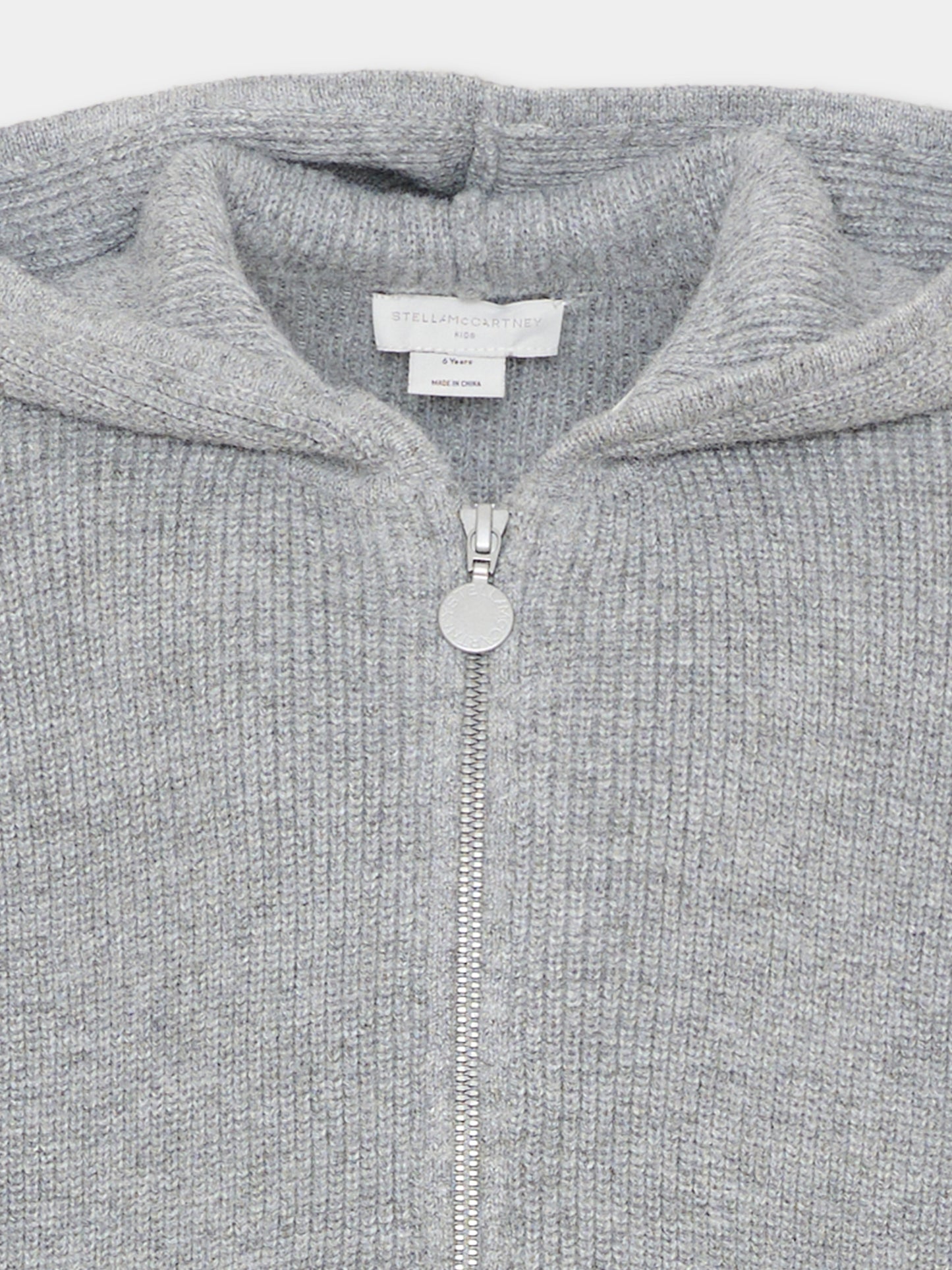 Felpa con cappuccio grigia per bambina,Stella Mccartney Kids,TZ9A90 Z3898 807