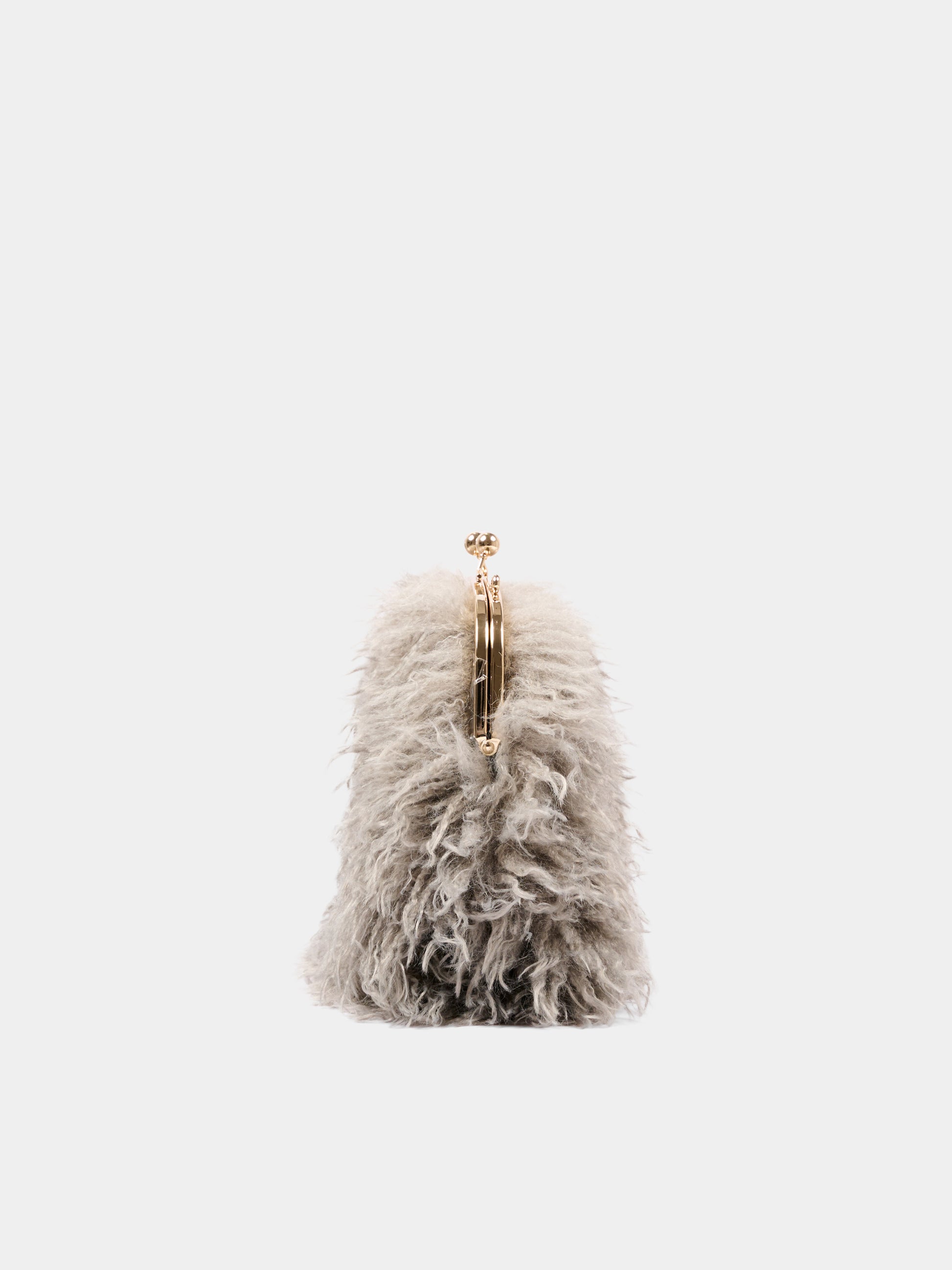 Borsa grigia per bambina con clasp,Douuod Kids,DZ0A08 Z4004 829