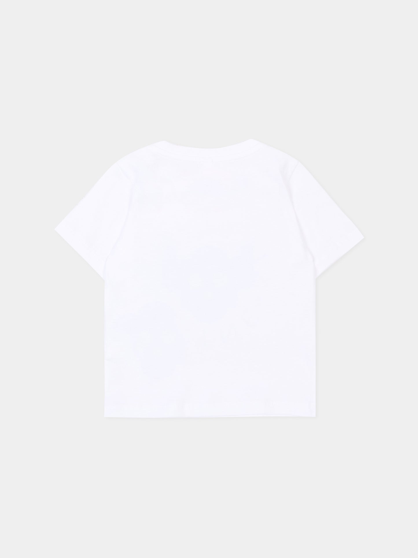 T-shirt bianca per neonato con logo,Stella Mccartney Kids,TZ8301 Z3931 100