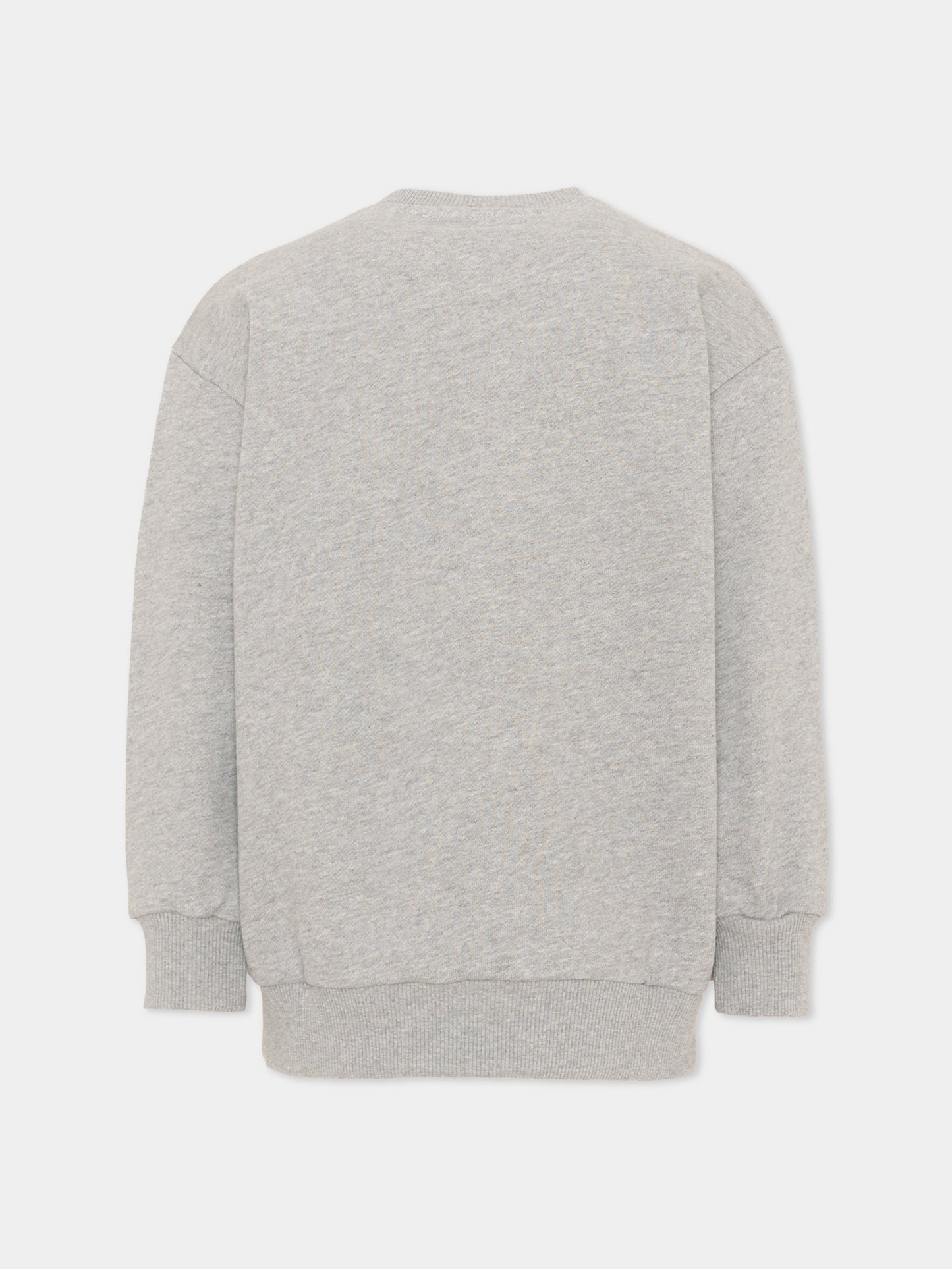 Felpa grigia per bambini con orsetto,Etro,GZ4P10 Z3188 806