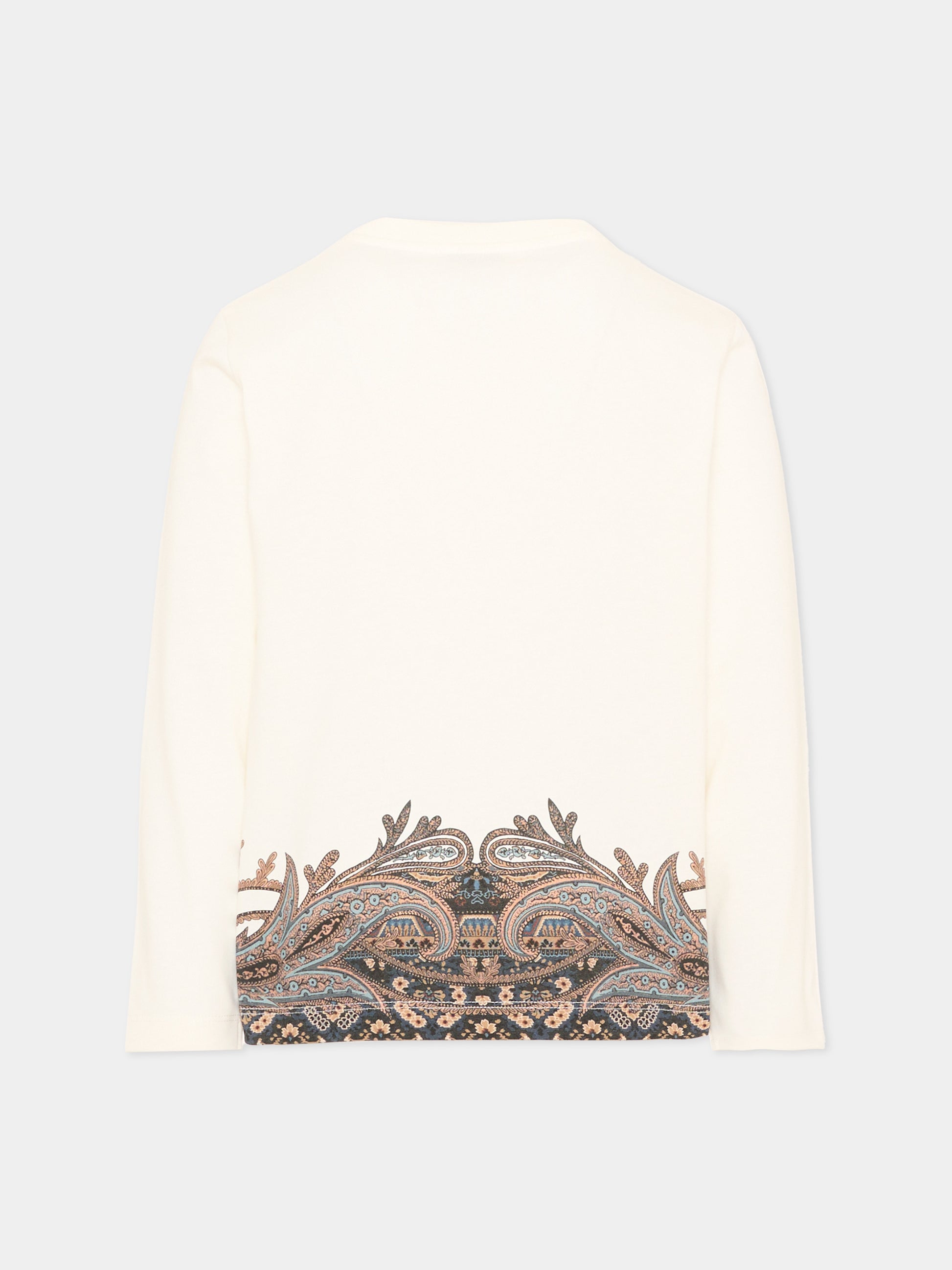 T-Shirt avorio Etro per bambino paisley,Etro,GZ8H50 Z3672 102