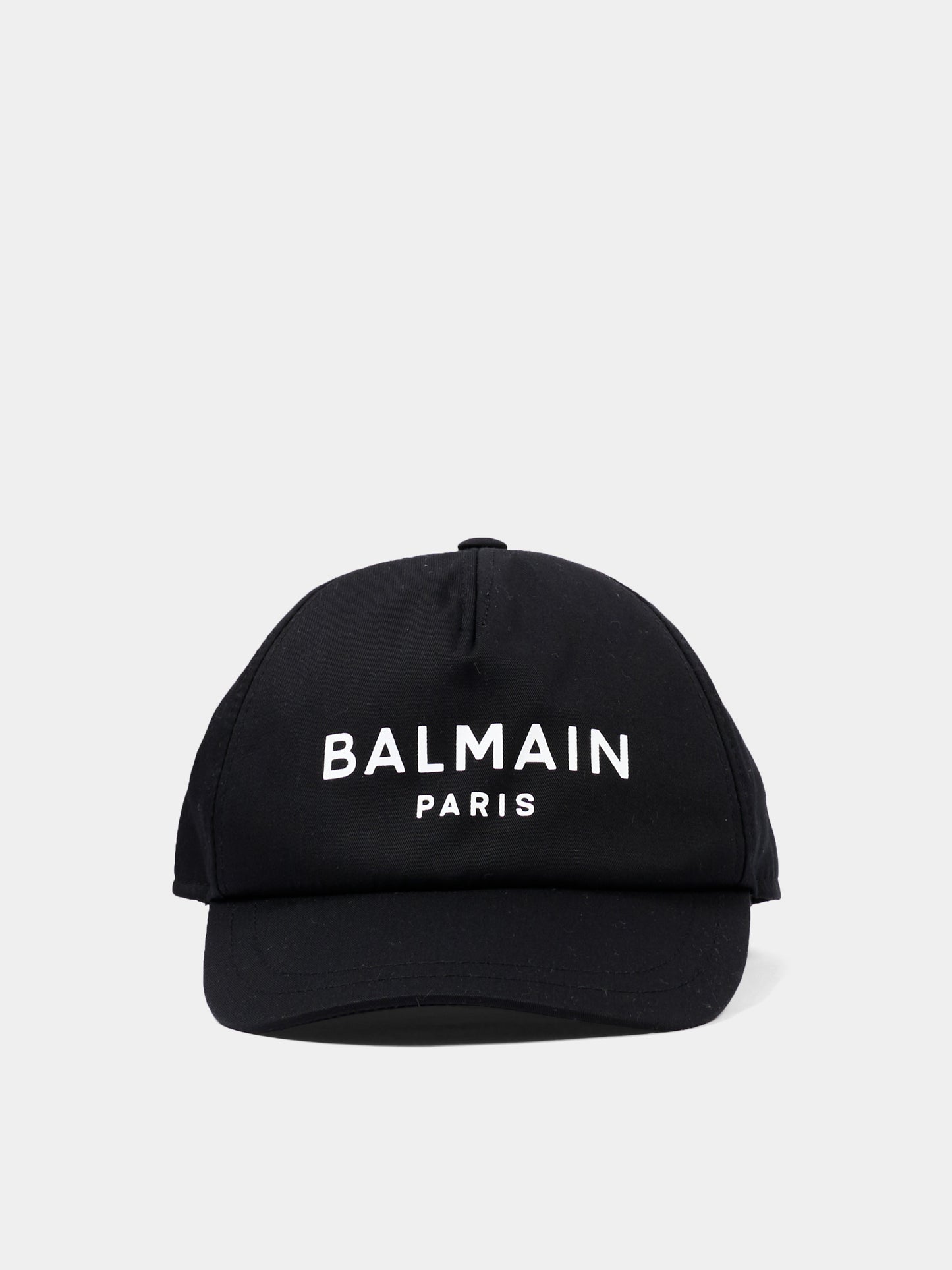Cappello nero per bambini con logo,Balmain Kids,BX0P17 Z1053 930BC