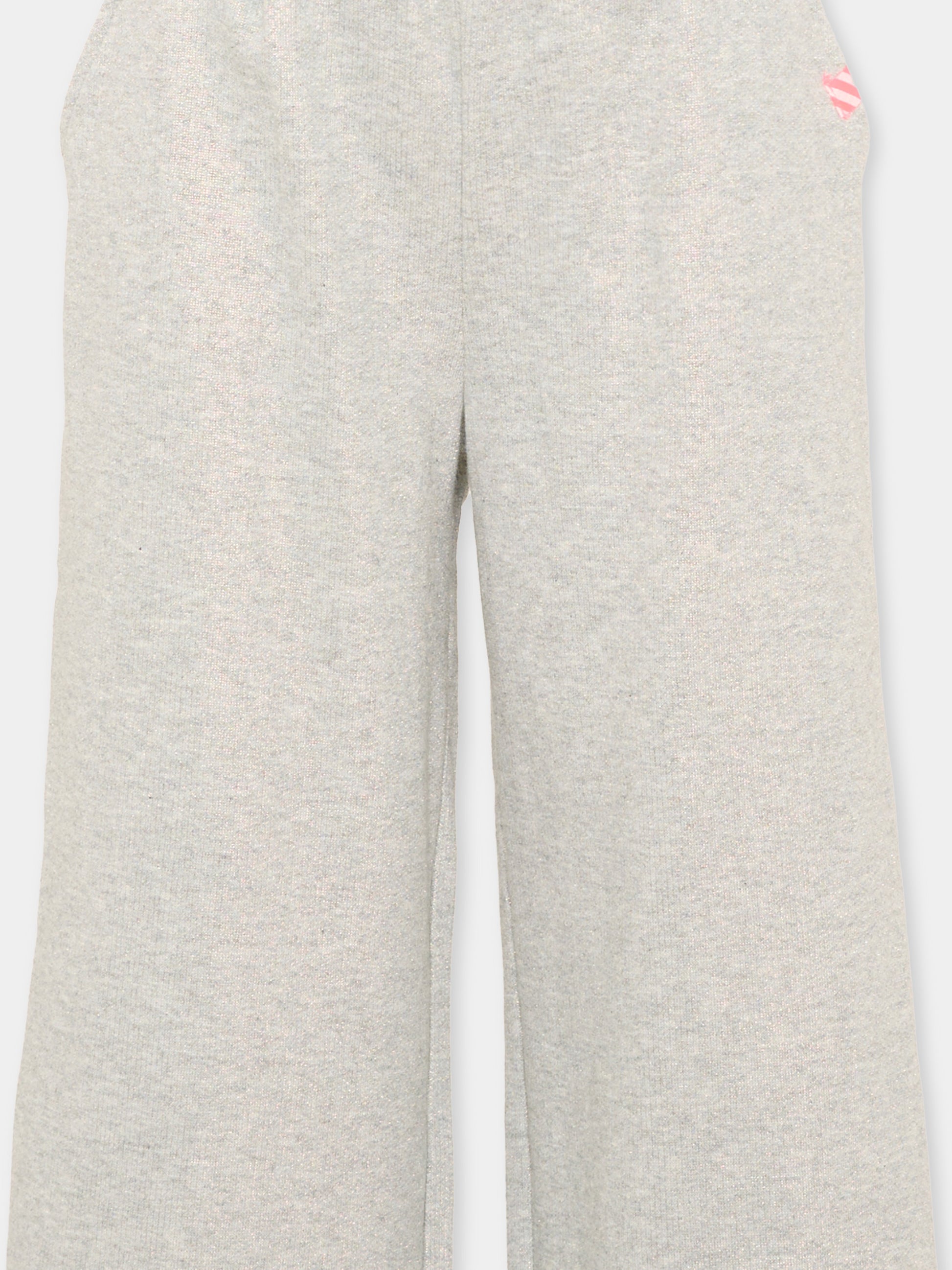 Pantalone grigio per bambina con patch,Billieblush,U22425 111