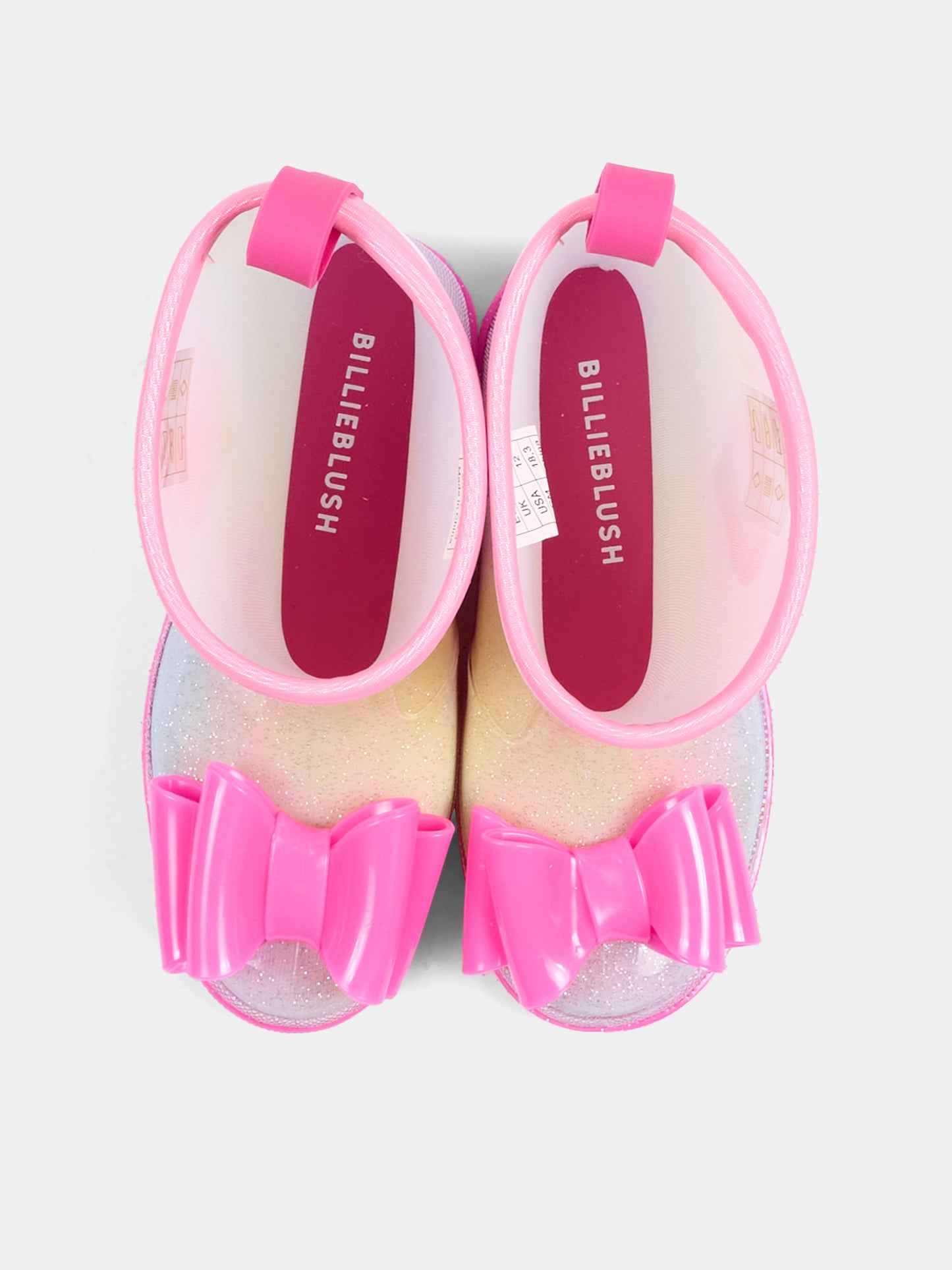 Stivali Pioggia multicolor per bambina con fiocco,Billieblush,U22482 Z41