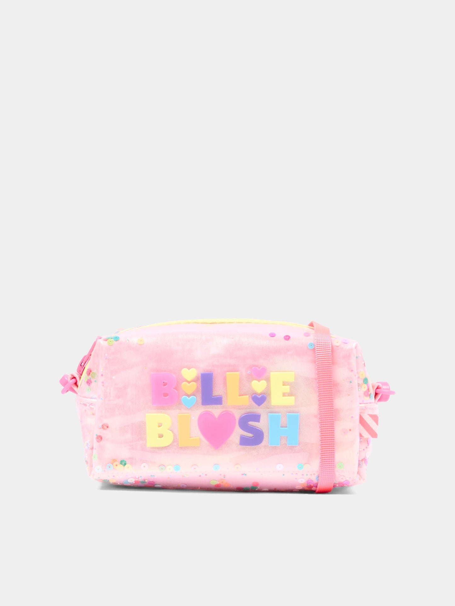 Pochette rosa per bambina con logo,Billieblush,U22528 47A