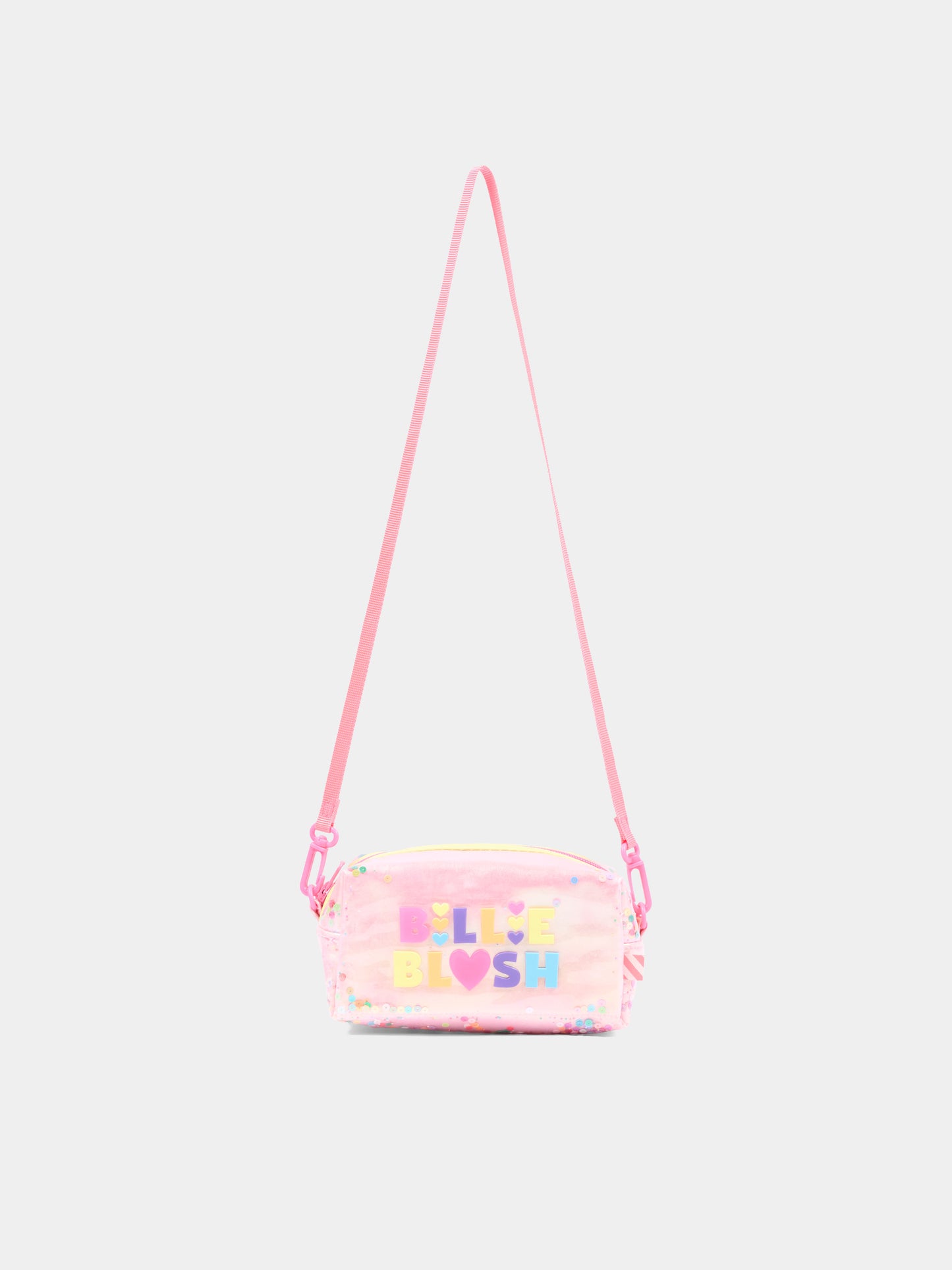 Pochette rosa per bambina con logo,Billieblush,U22528 47A