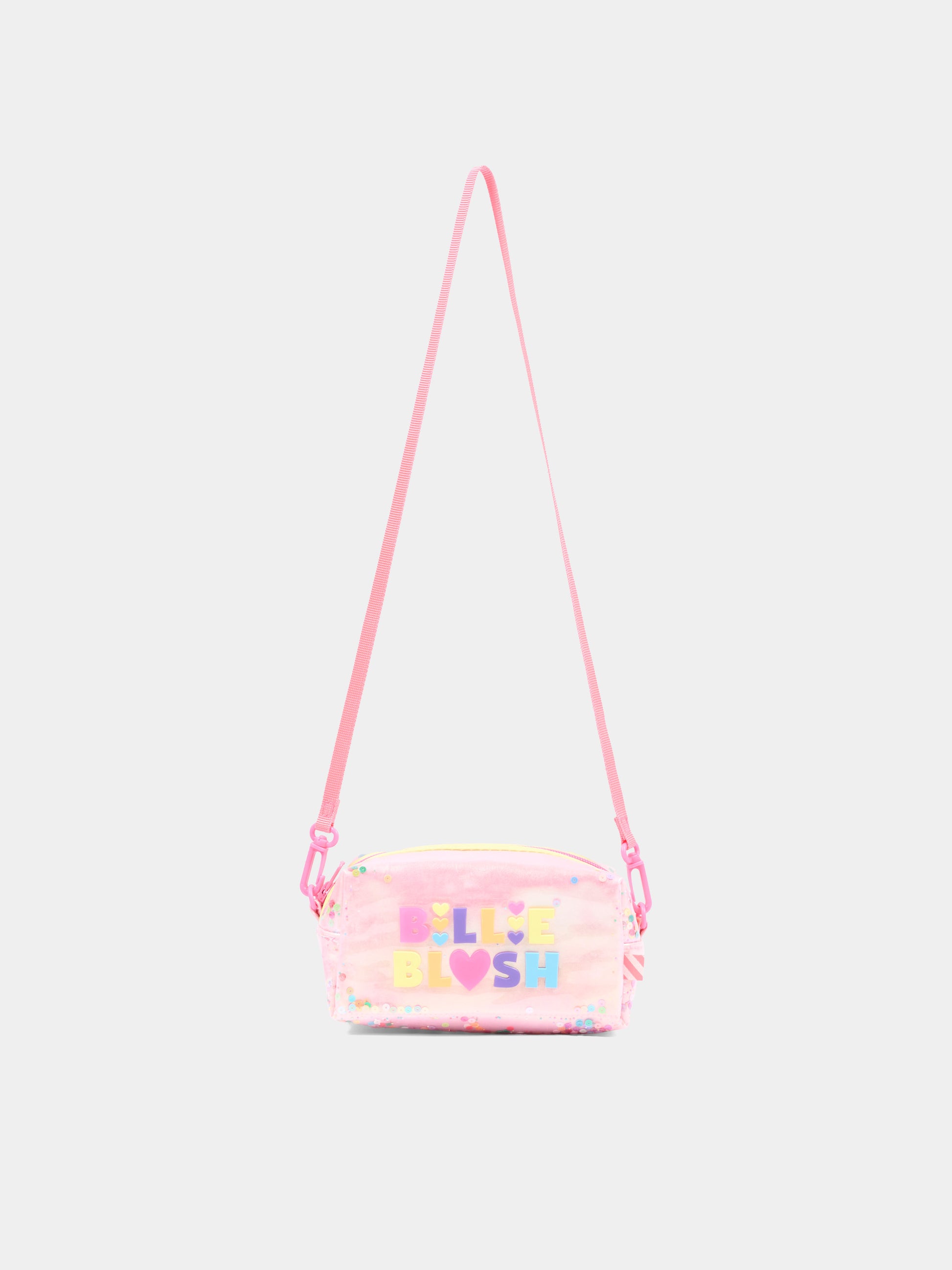 Pochette rosa per bambina con logo,Billieblush,U22528 47A