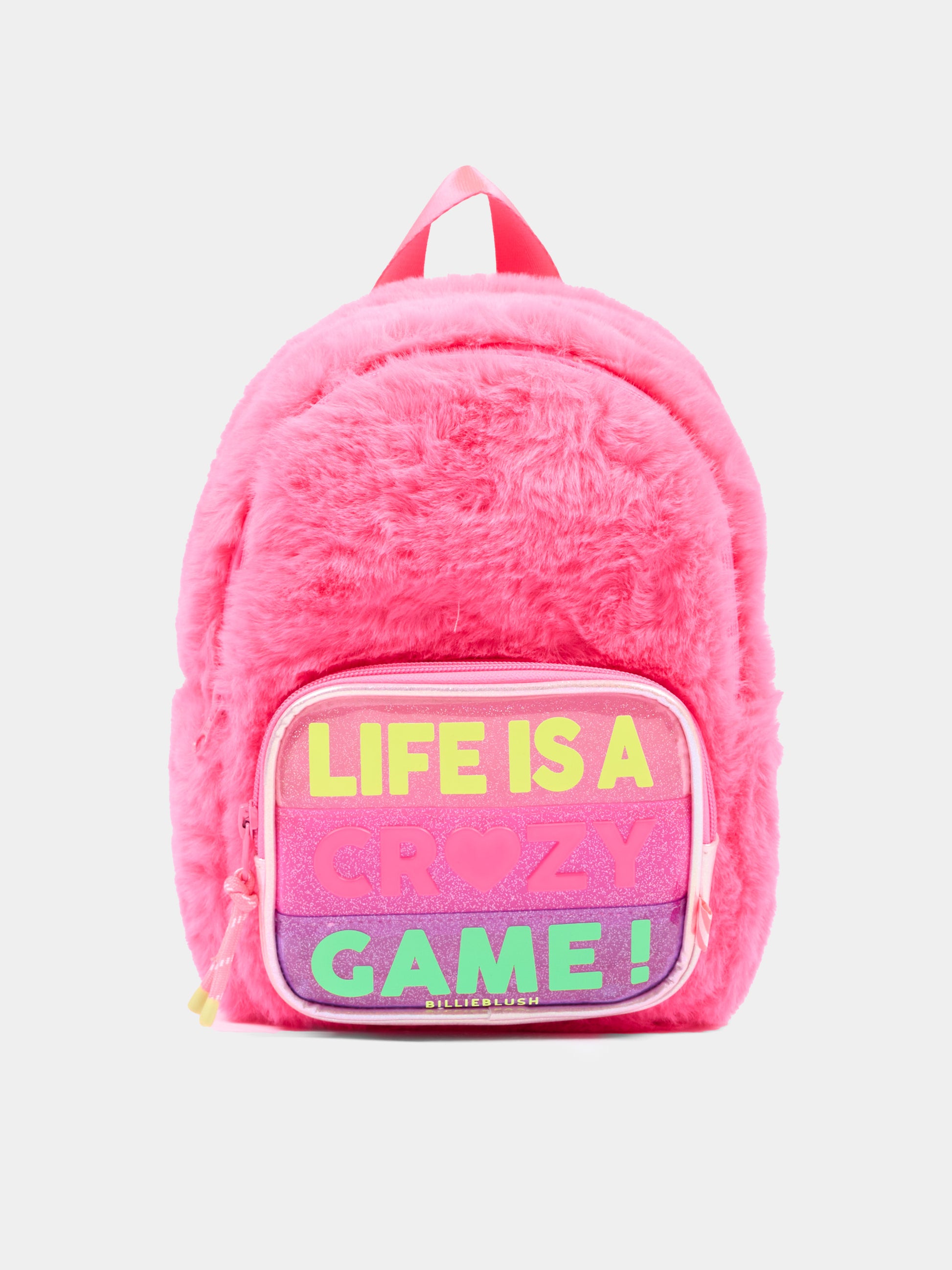 Zaino rosa per bambina con patch,Billieblush,U22534 47A