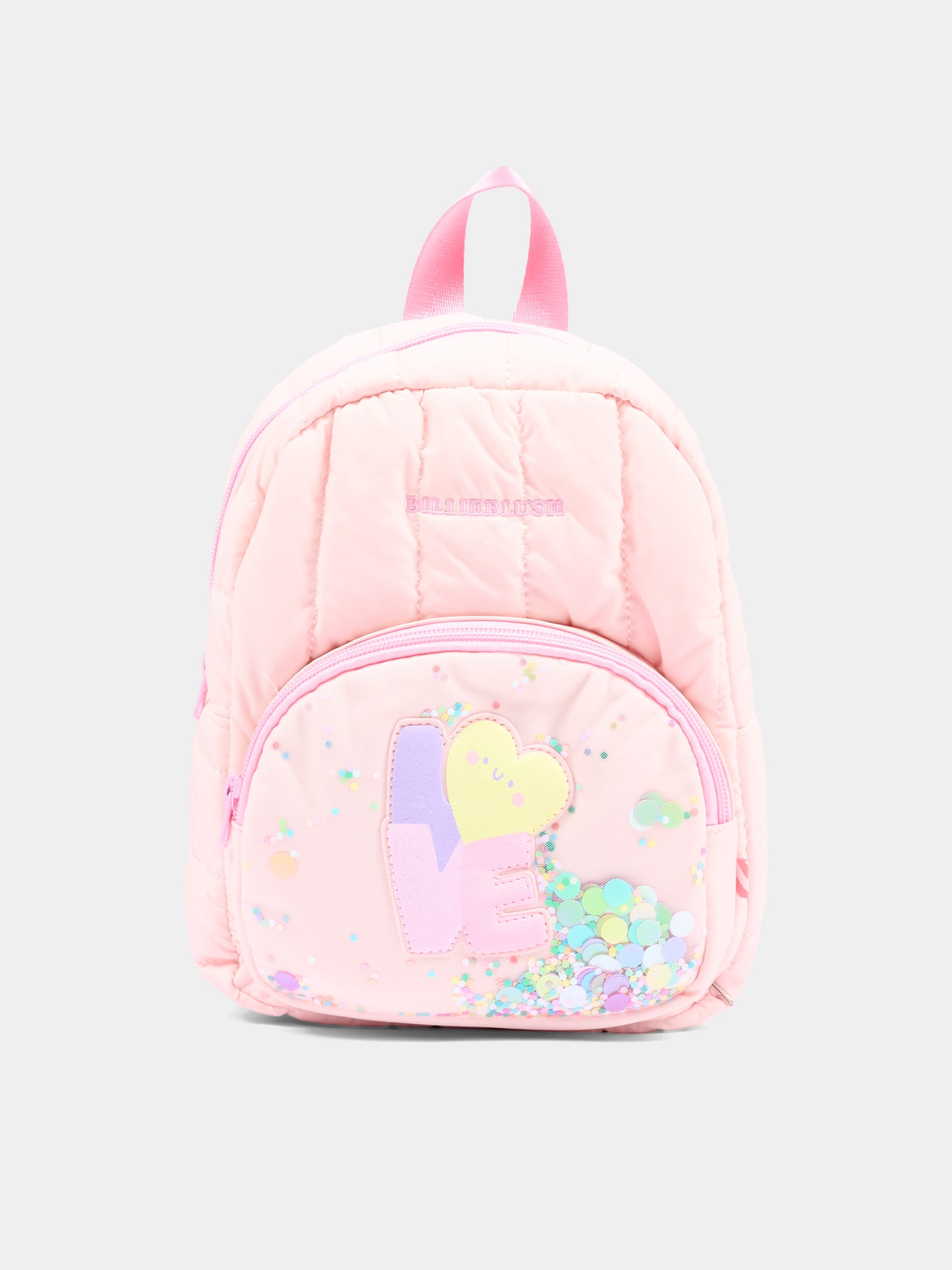 Zaino rosa per neonata con logo,Billieblush,U22545 475