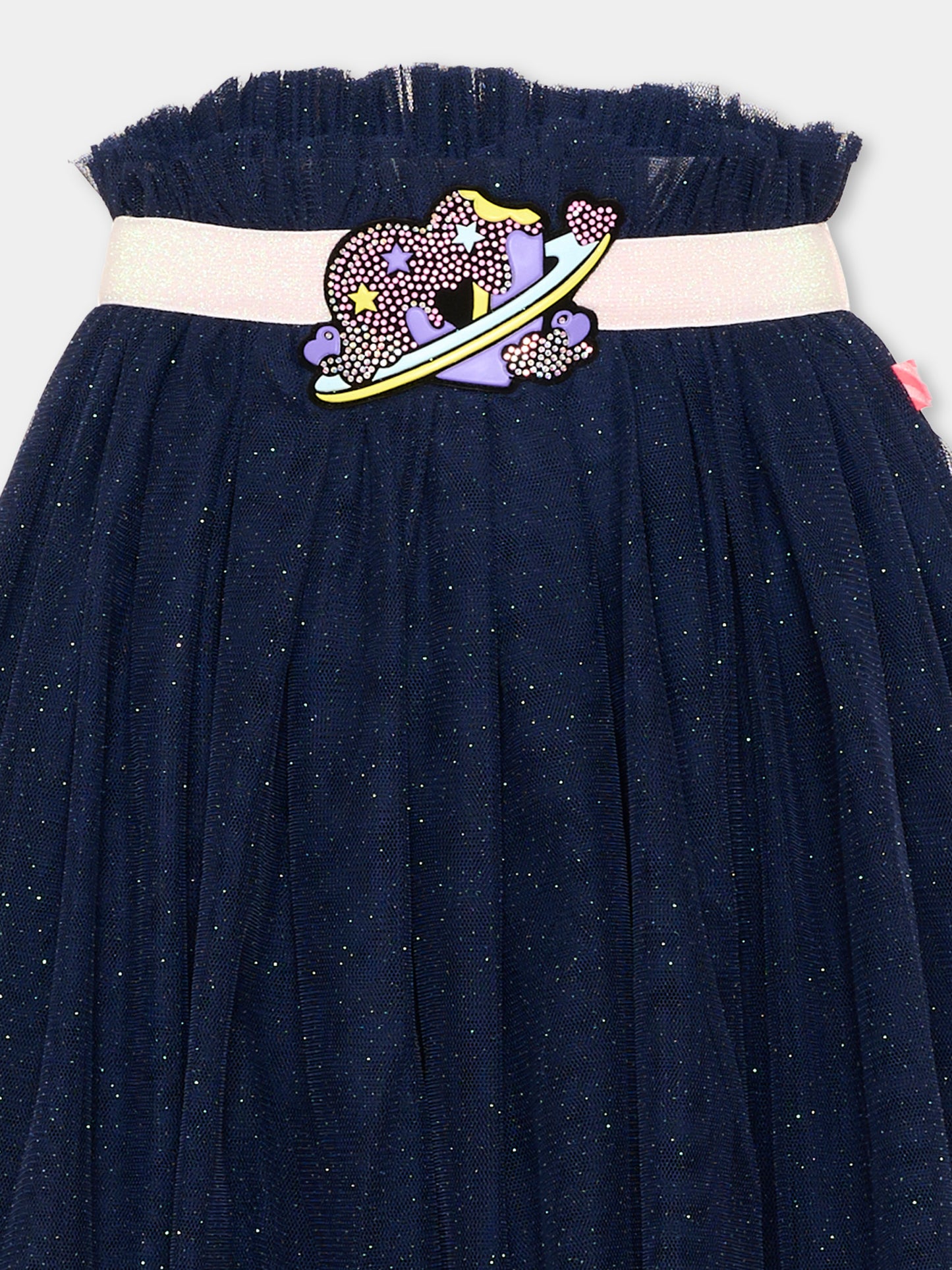 Gonna blu per bambina in tulle,Billieblush,U22578 85T