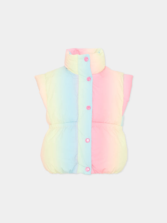Gilet multicolor per bambina,Billieblush,U22603 Z41