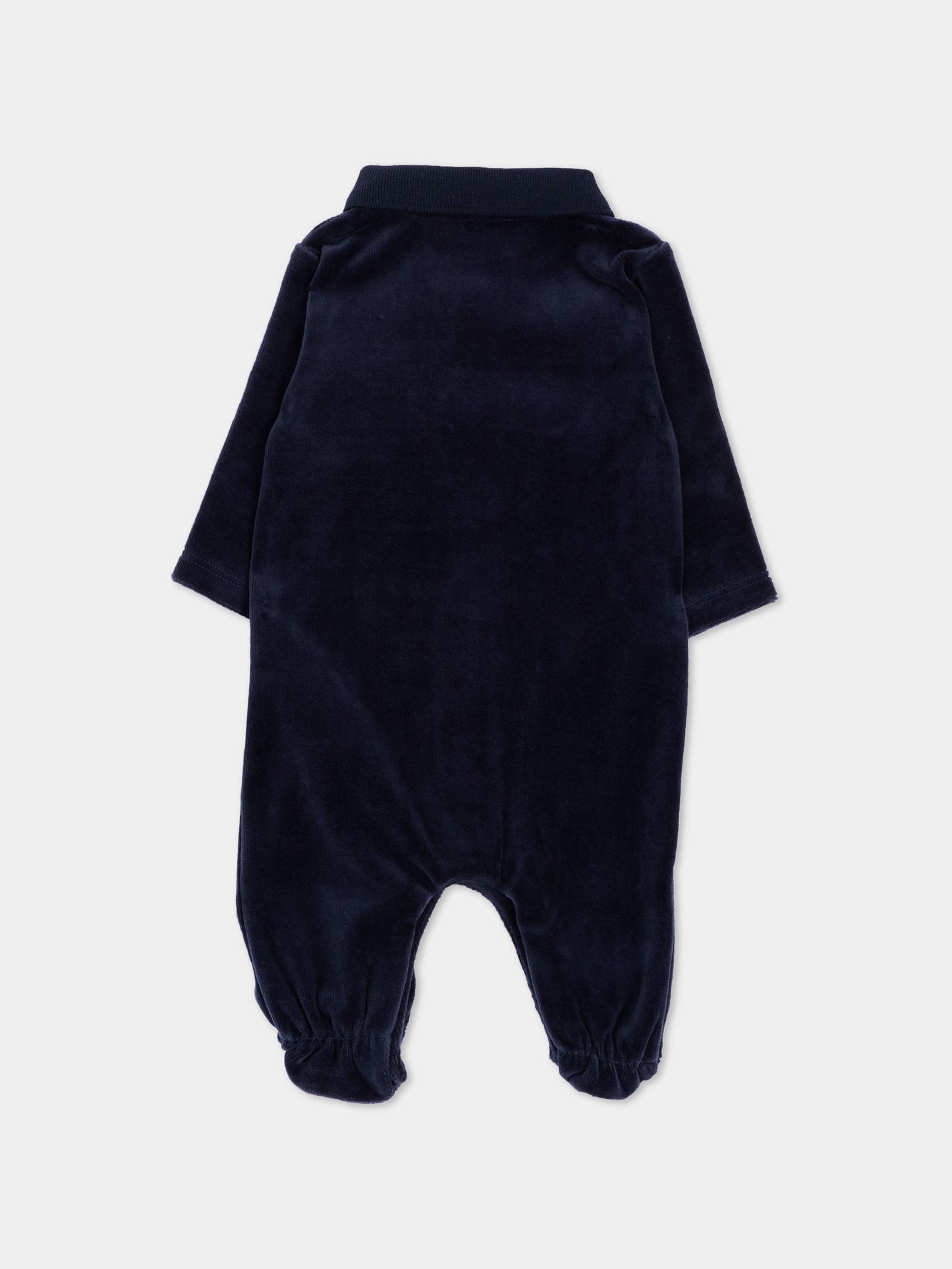 Tutina blu per neonato con logo,Boss,J53288 849