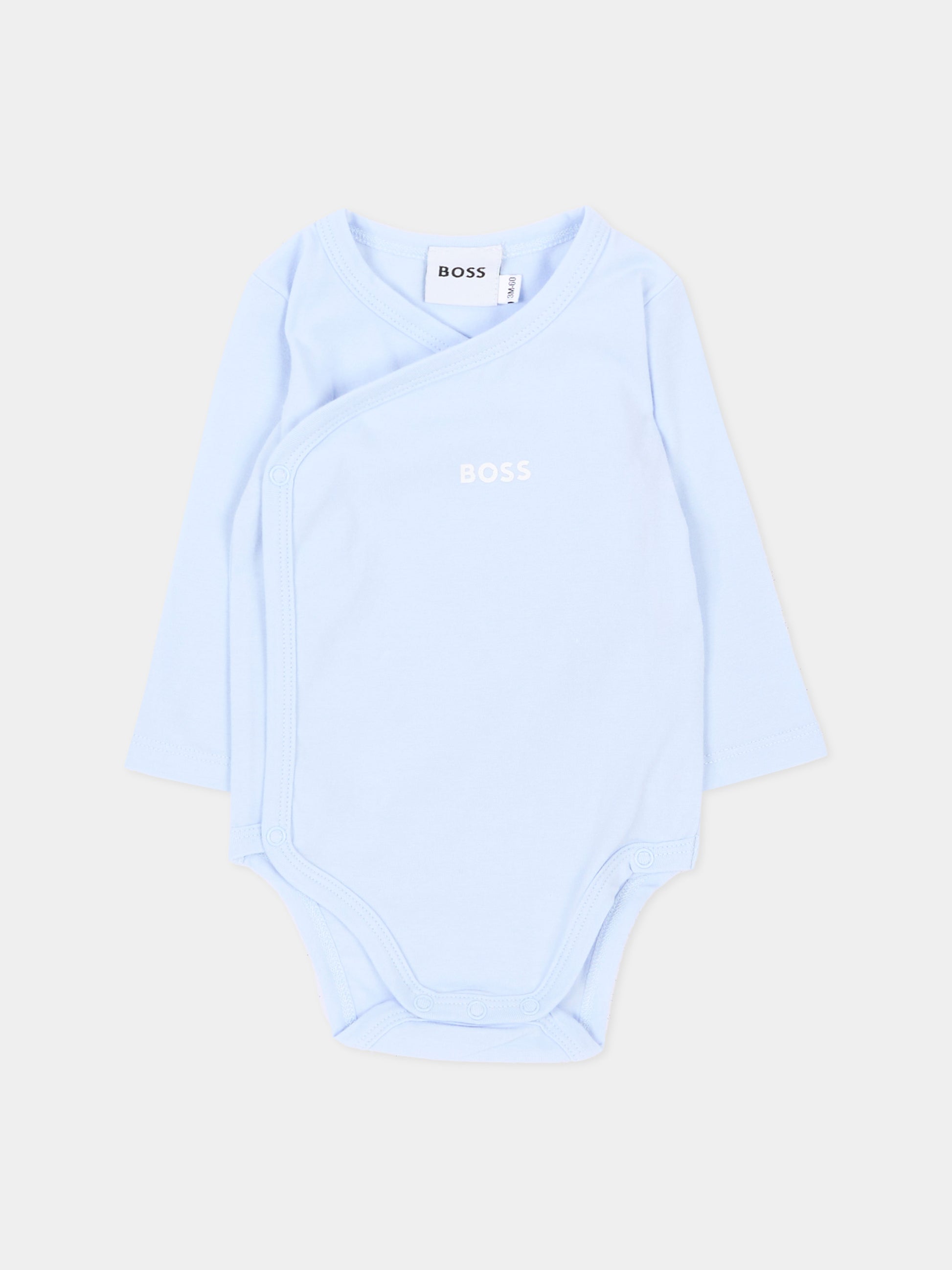 Body multicolor per neonato con logo,Boss,J53315 771