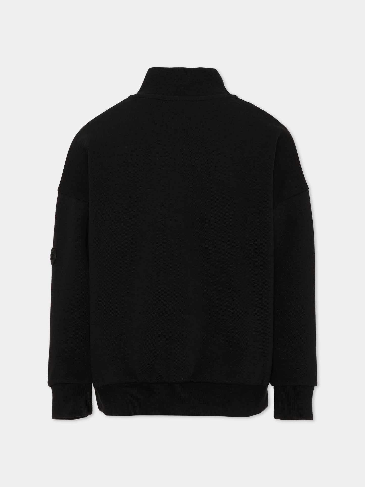Felpa nera per bambino,Boss,J53403 09B