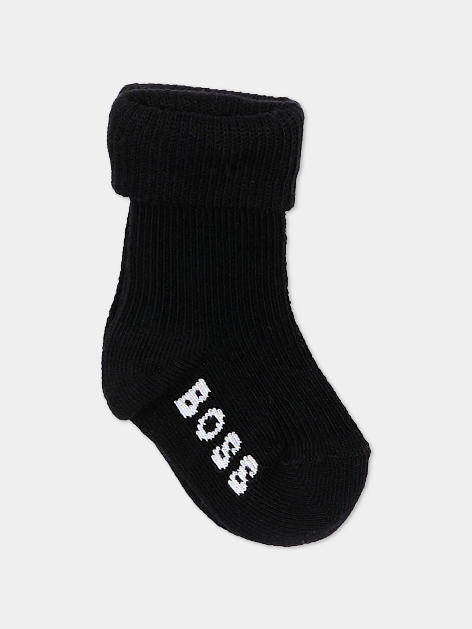 Calzini multicolor per neonato con logo,Boss,J53568 269
