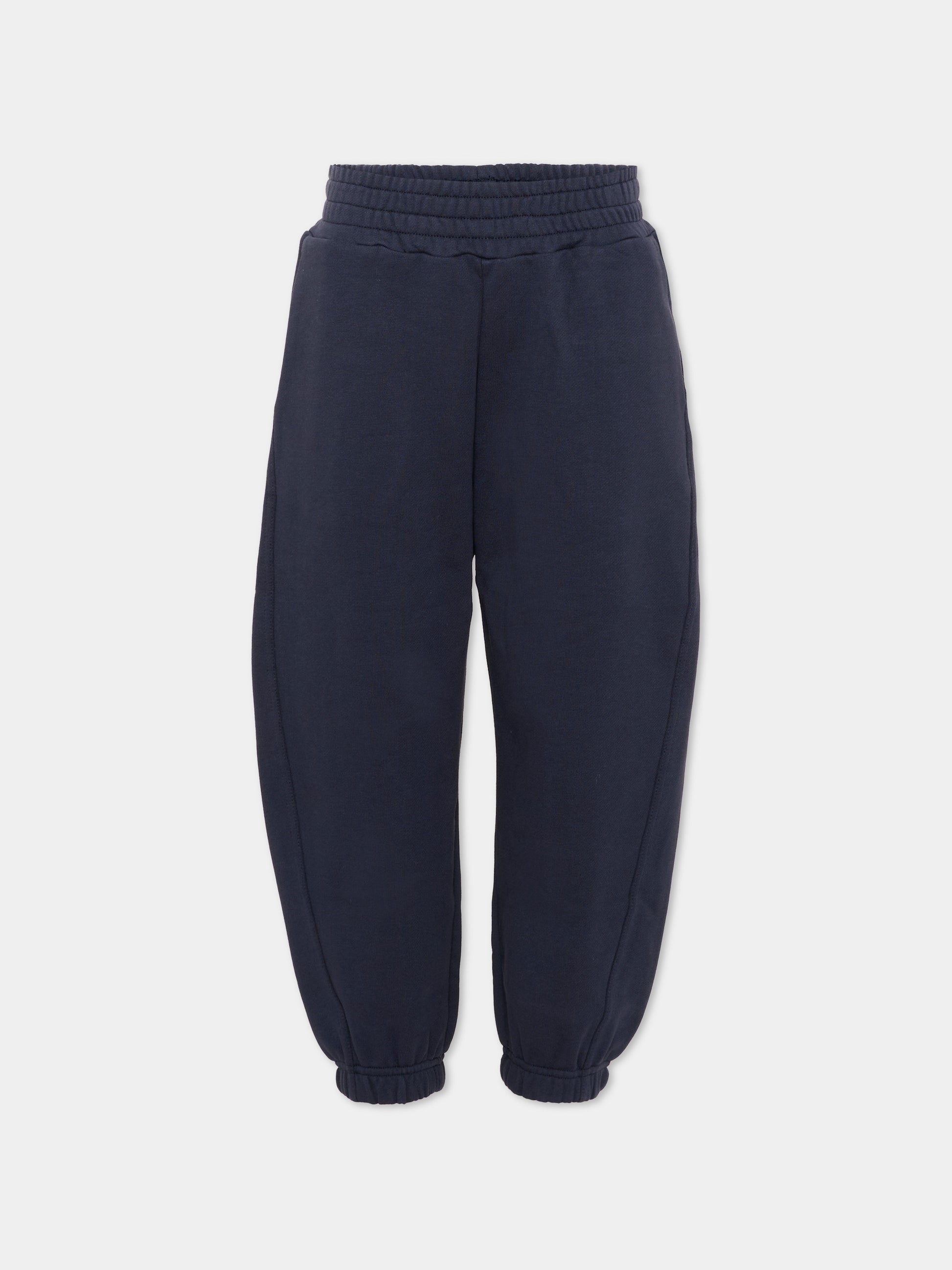 Pantalone blu per bambini con logo,Givenchy Kids,H31284 853