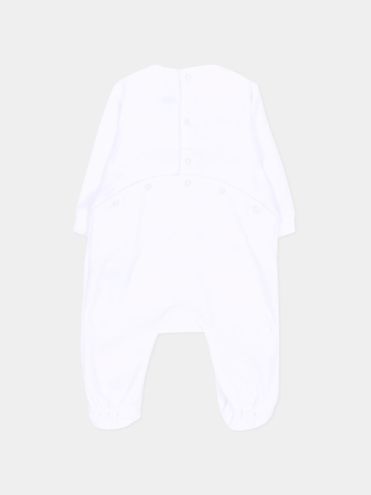 Set Tutine bianco per neonata in ciniglia,Givenchy Kids,H31540 10P