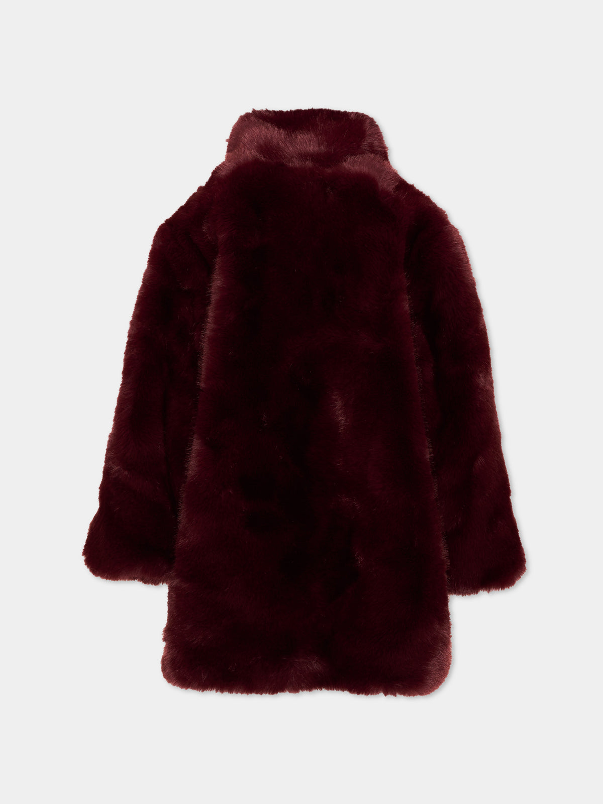 Ecopelliccia bordeaux per bambina,Chloé Kids,C21275 95J