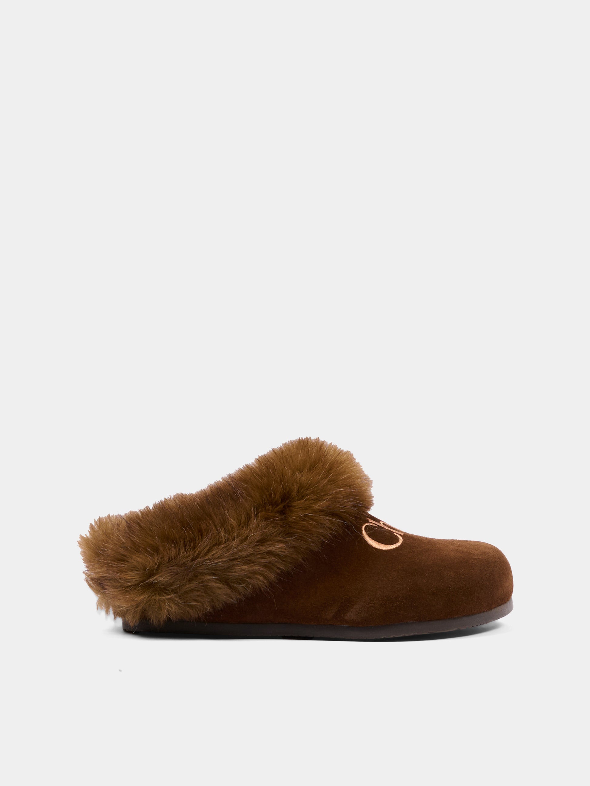 Sabot marroni per bambina con logo,Chloé Kids,C21333 31F