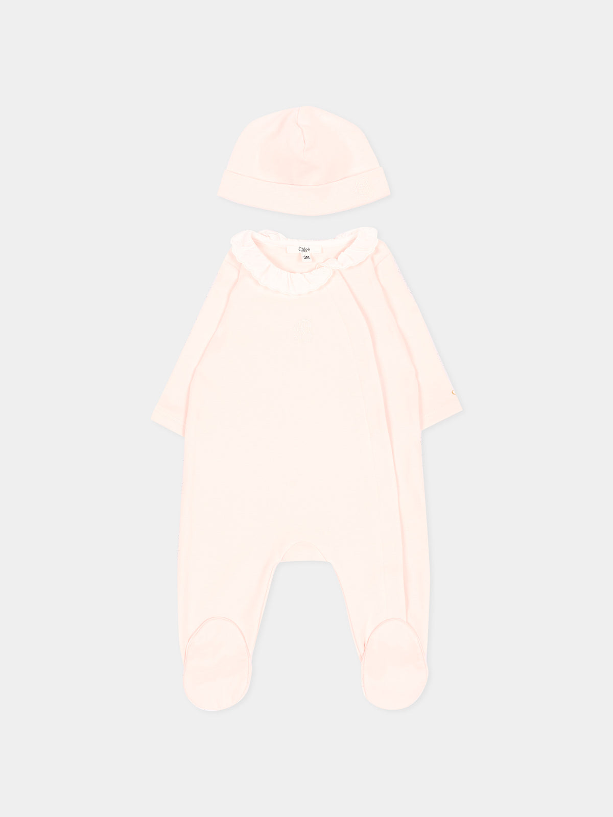 Set Tutine rosa per neonata,Chloé Kids,C21367 440