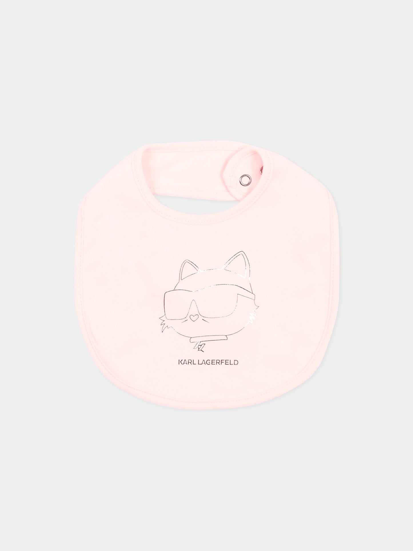 Set tutina rosa per neonata con Choupette,Karl Lagerfeld Kids,Z31280 46M