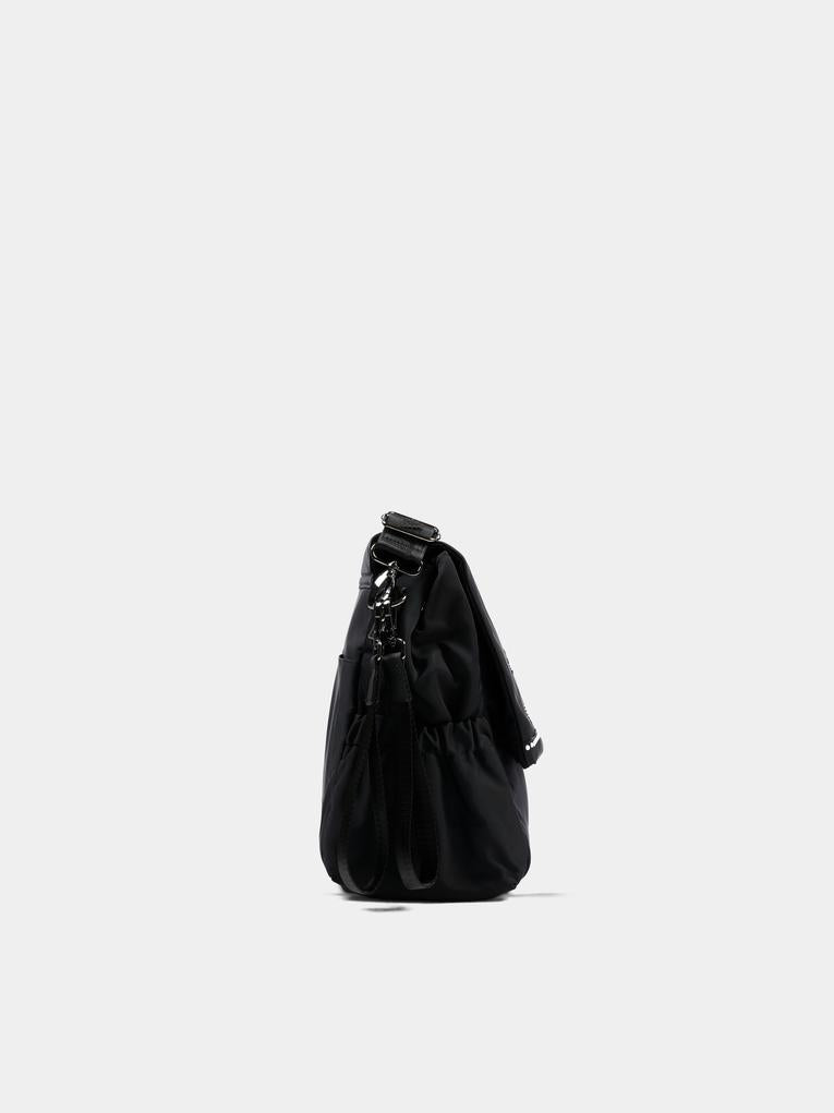 Borsa mamma nera per neonati con logo,Karl Lagerfeld Kids,Z31415 09B