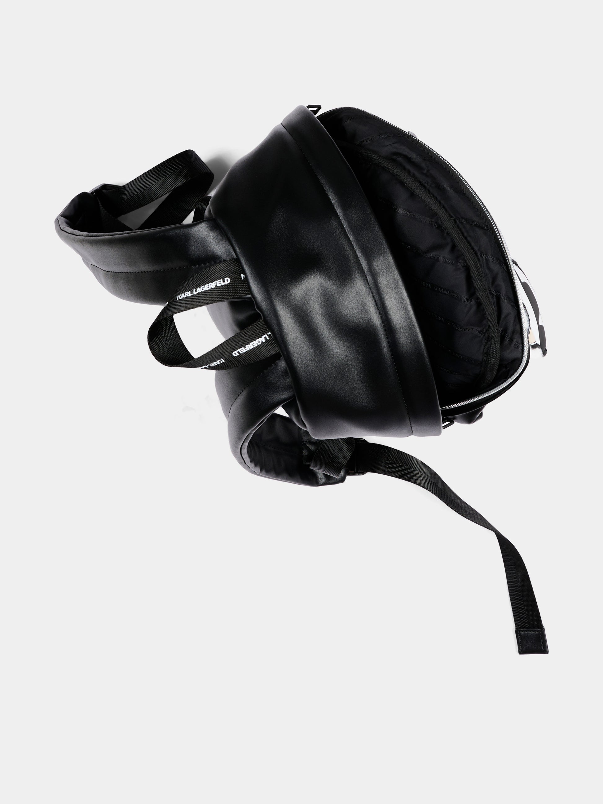 Zaino nero per bambina con Choupette,Karl Lagerfeld Kids,Z31440 09B