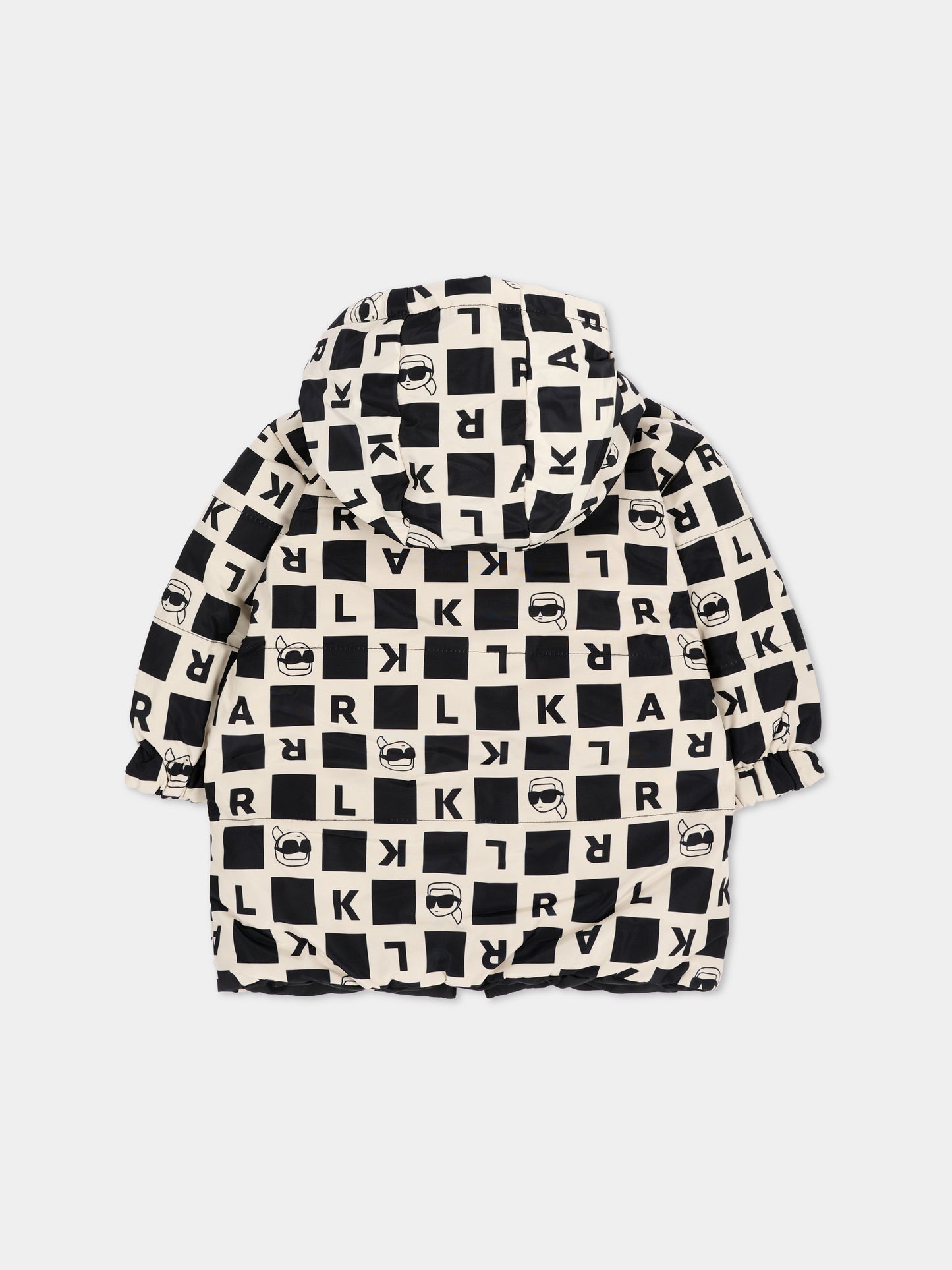 Piumino reversibile per neonato con logo,Karl Lagerfeld Kids,Z31480 211