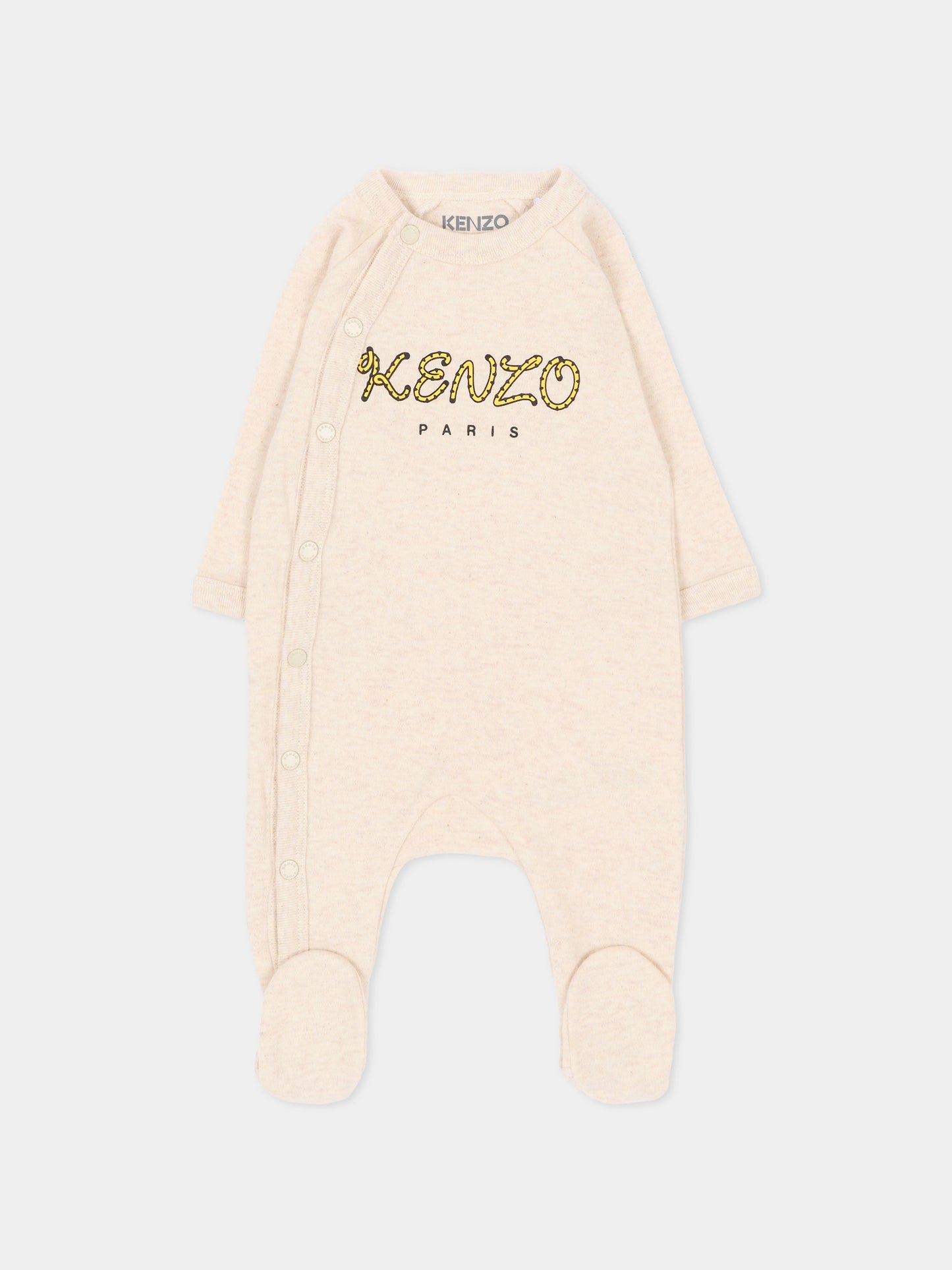 Set tutine per neonato con logo e tigre,Kenzo Kids,K62067 77M