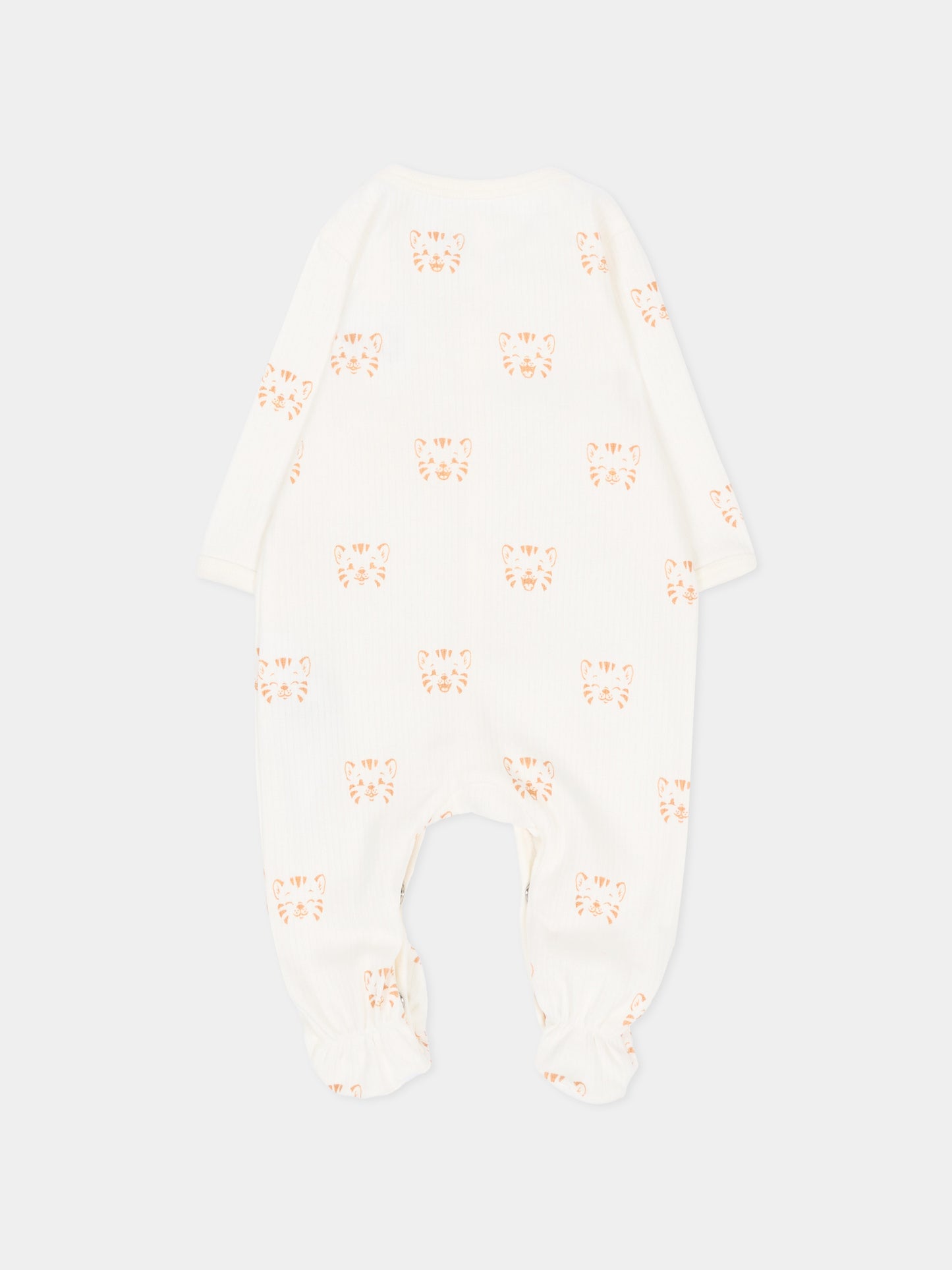 Set tutina avorio per neonati  con tigri,Kenzo Kids,K62088 117