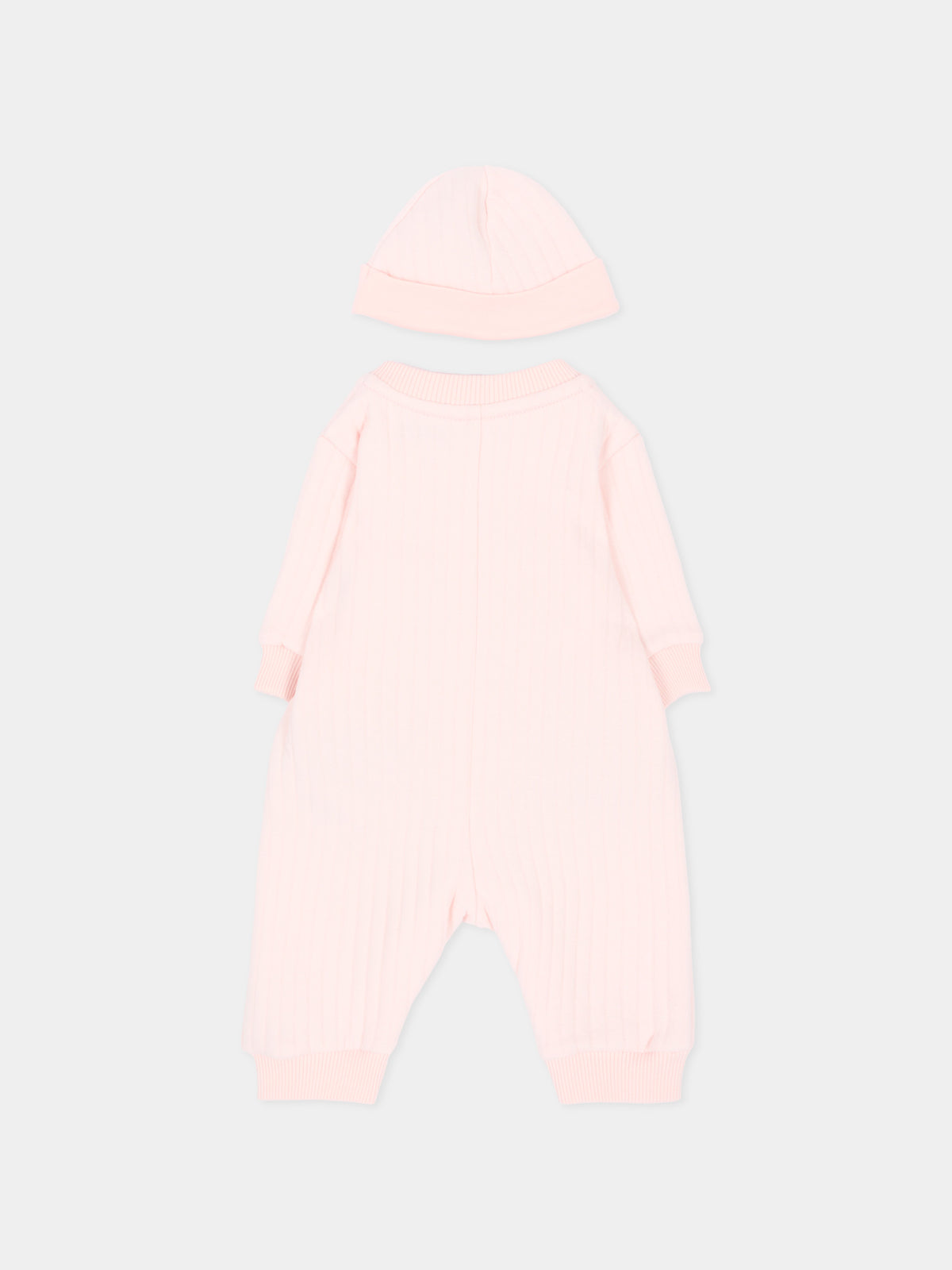 Set tutina rosa per neonata con tigri,Kenzo Kids,K62092 43B