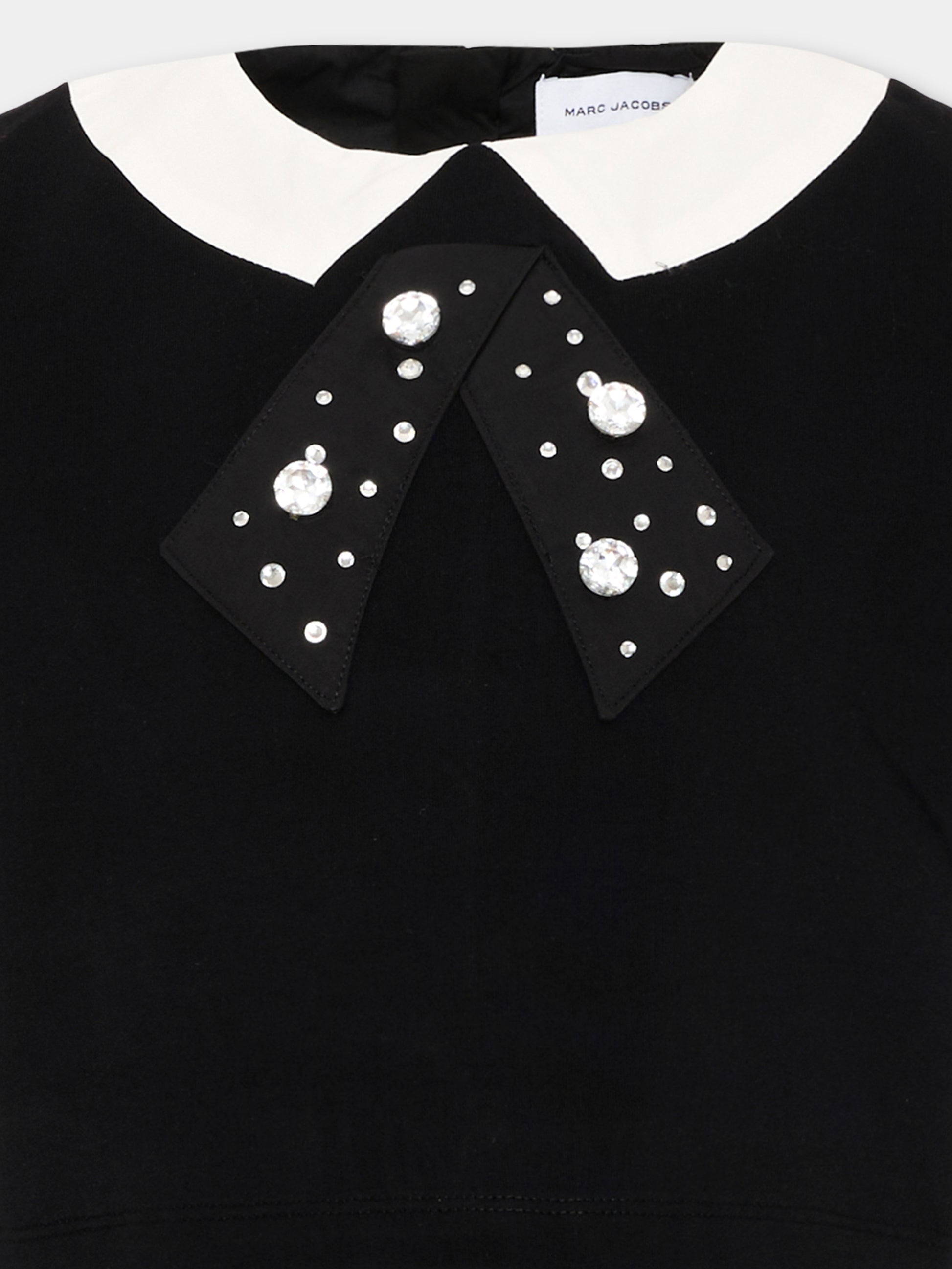 Vestito a manica corta nero con fiocco,Marc Jacobs,W60974 09B