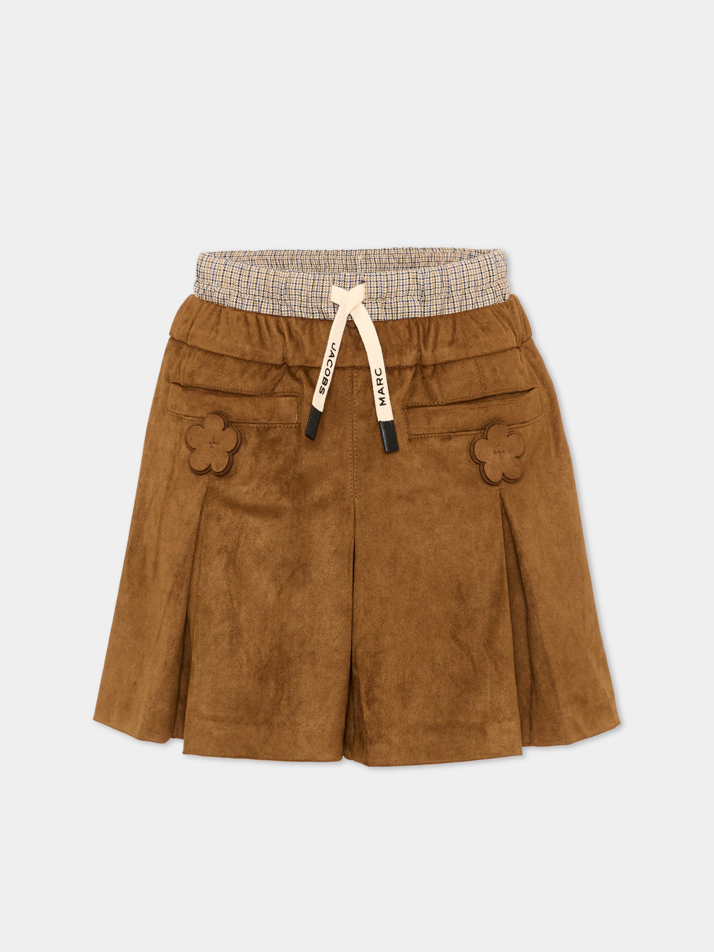 Shorts marrone per bambina,Marc Jacobs,W60985 367