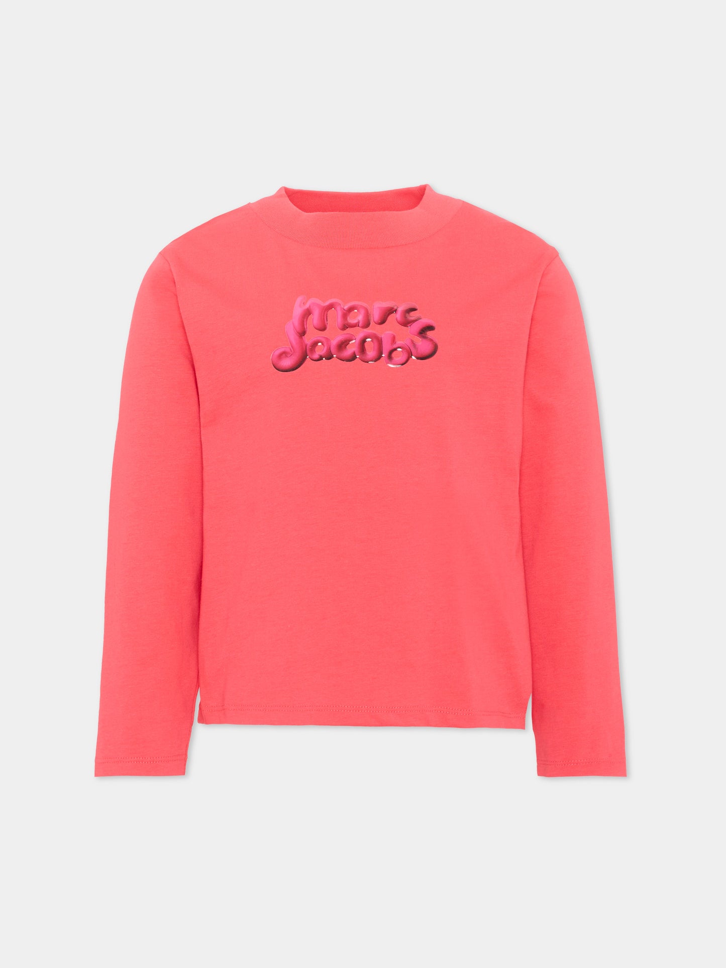 T-shirt a manica lunga rosa logo,Marc Jacobs,W60997 98A