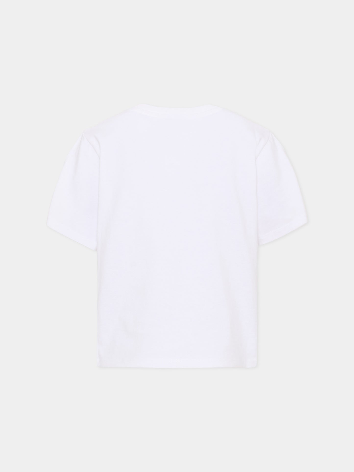 T-shirt a manica corta bianca per bambina con stampa,Marc Jacobs,W61000 10P