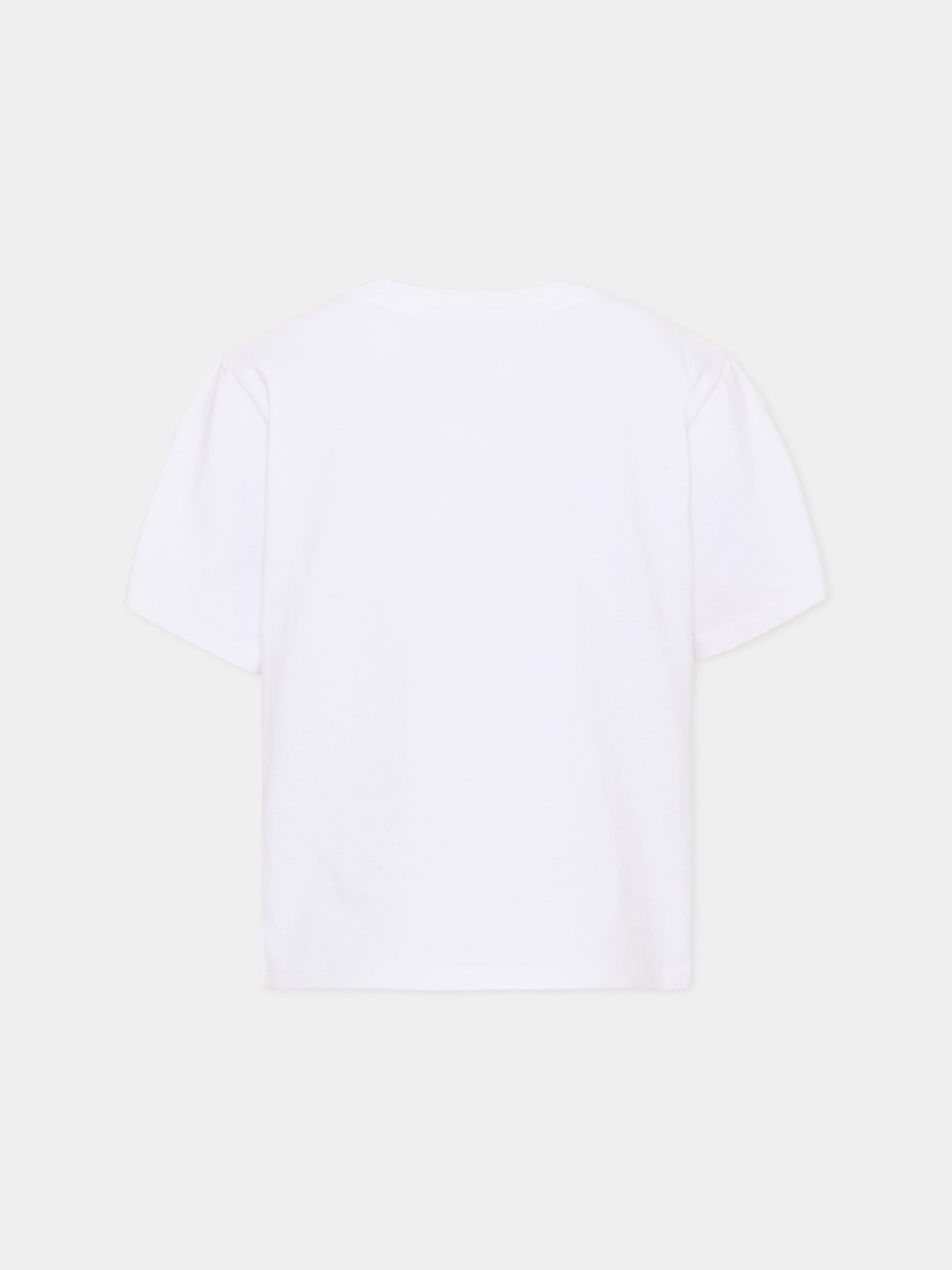 T-shirt a manica corta bianca per bambina con stampa,Marc Jacobs,W61000 10P