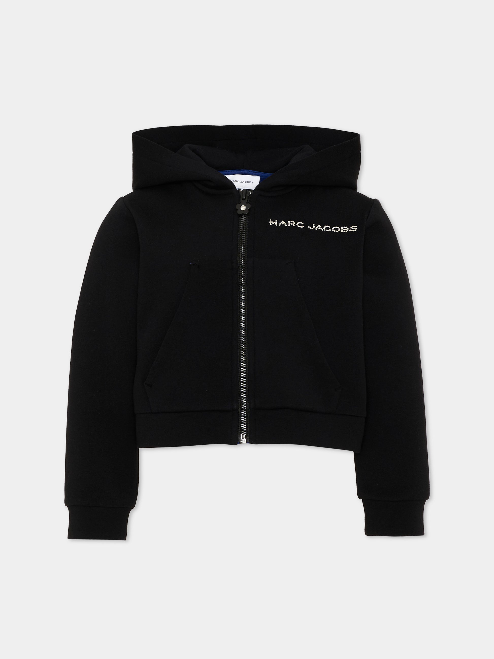 Felpa con cappuccio nera con logo,Marc Jacobs,W61001 09B