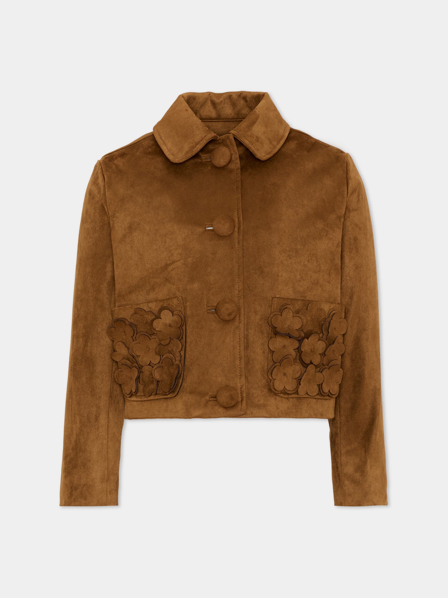 Giubbotto in ecopelle marrone floreale,Marc Jacobs,W61011 367