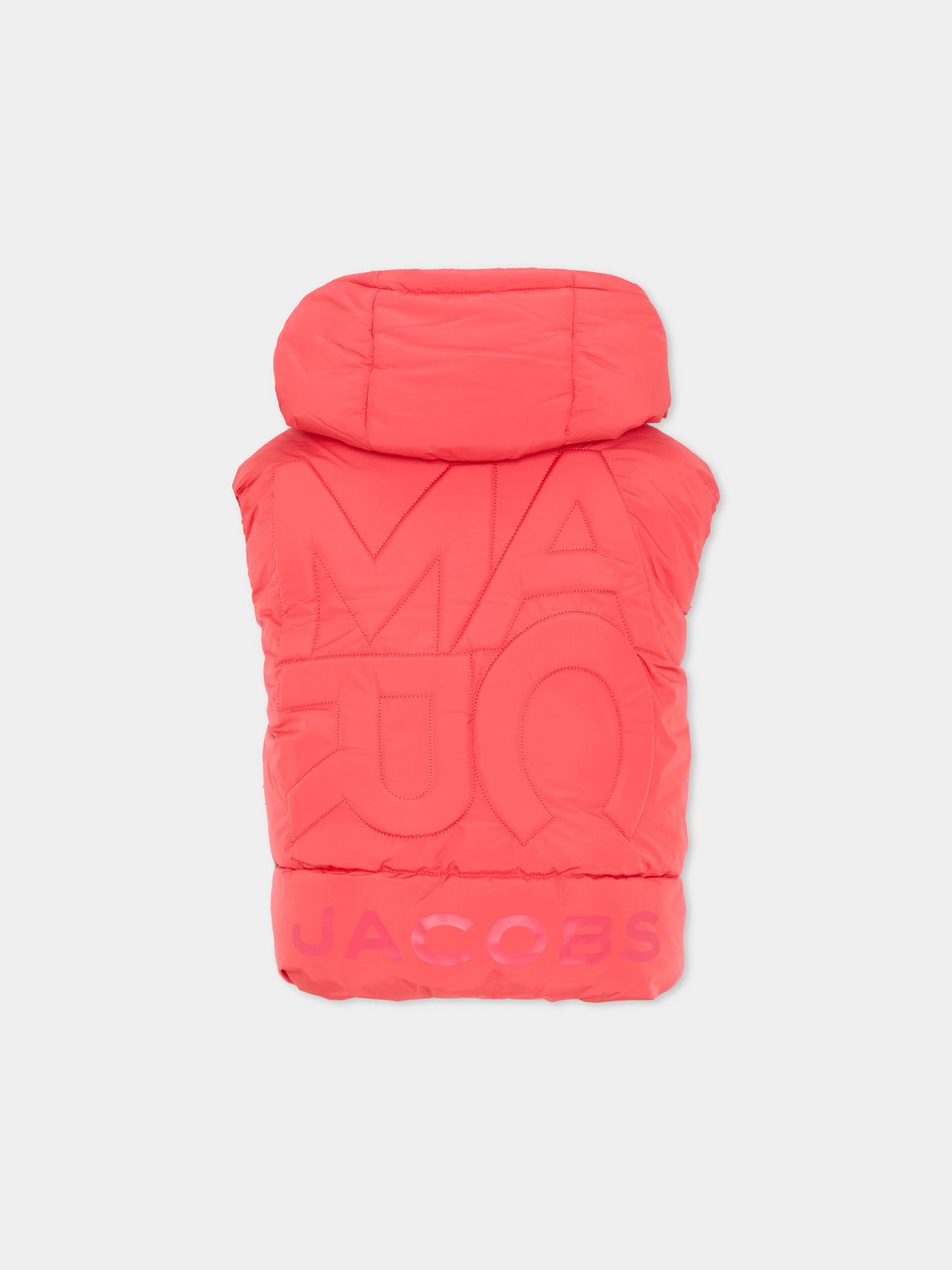 Gilet rosa per bambina con fiore,Marc Jacobs,W61013 98A