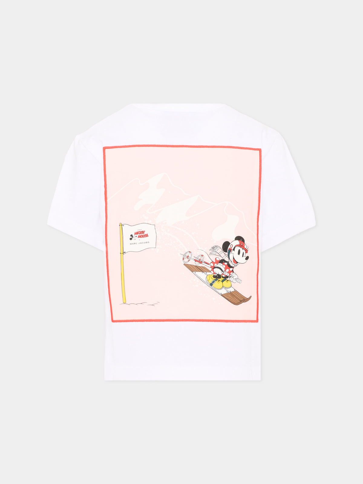 T-shirt bianca per bambina con stampa,Marc Jacobs,W61023 10P