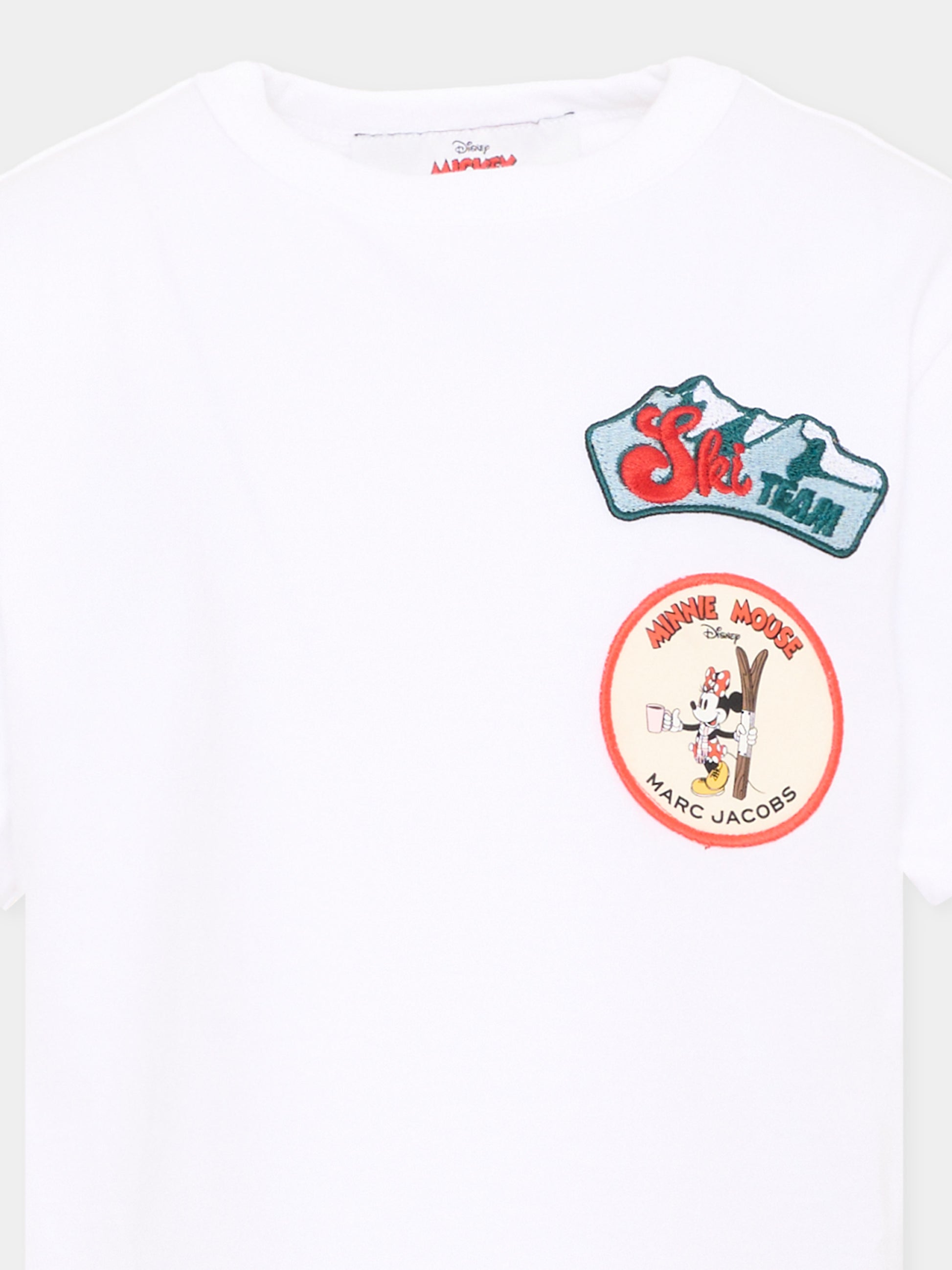 T-shirt bianca per bambina con stampa,Marc Jacobs,W61023 10P