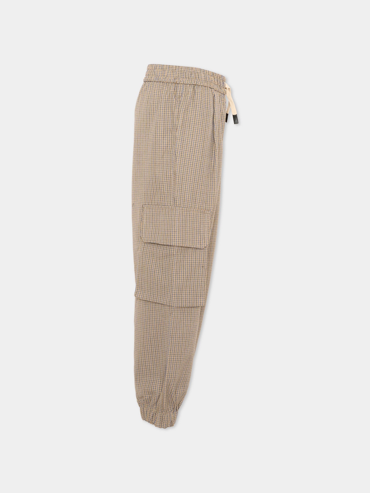 Pantalone beige per bambino a quadri,Marc Jacobs,W61051 184