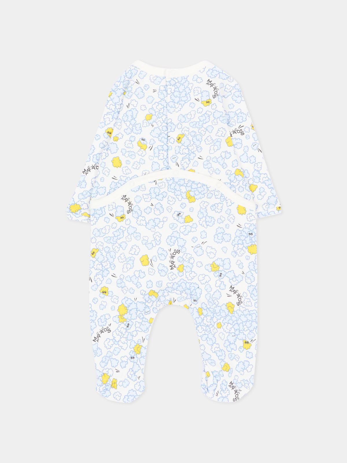 Set Tutine bianco per neonato con stampa,Marc Jacobs,W61075 182