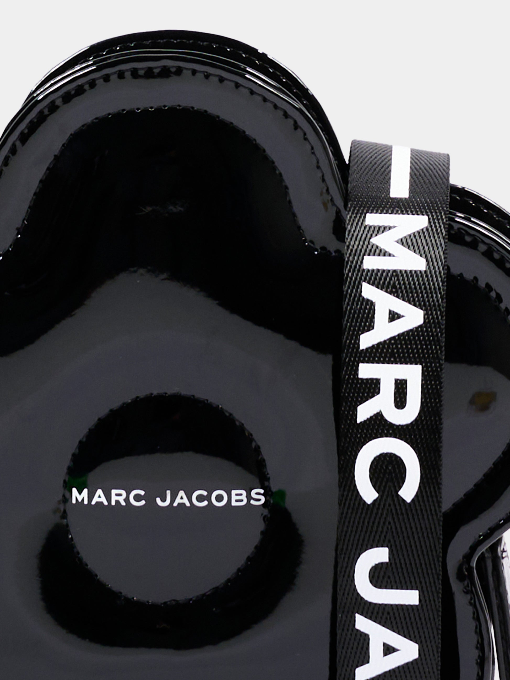 Borsa nera per bambina a fiore,Marc Jacobs,W61090 09B