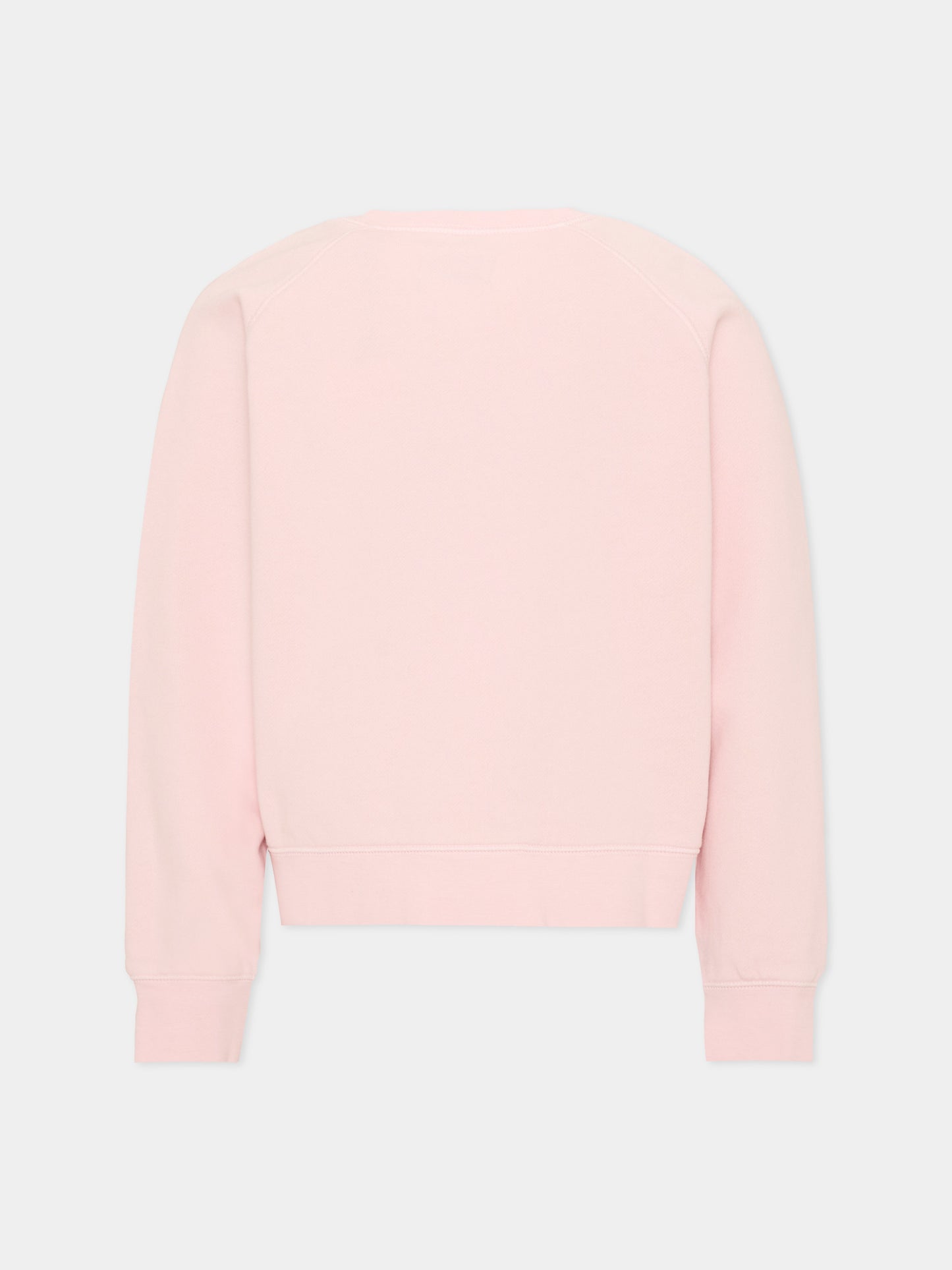 Felpa girocollo rosa per bambina con stampa,Zadig & Voltaire Kids,X60798 44A
